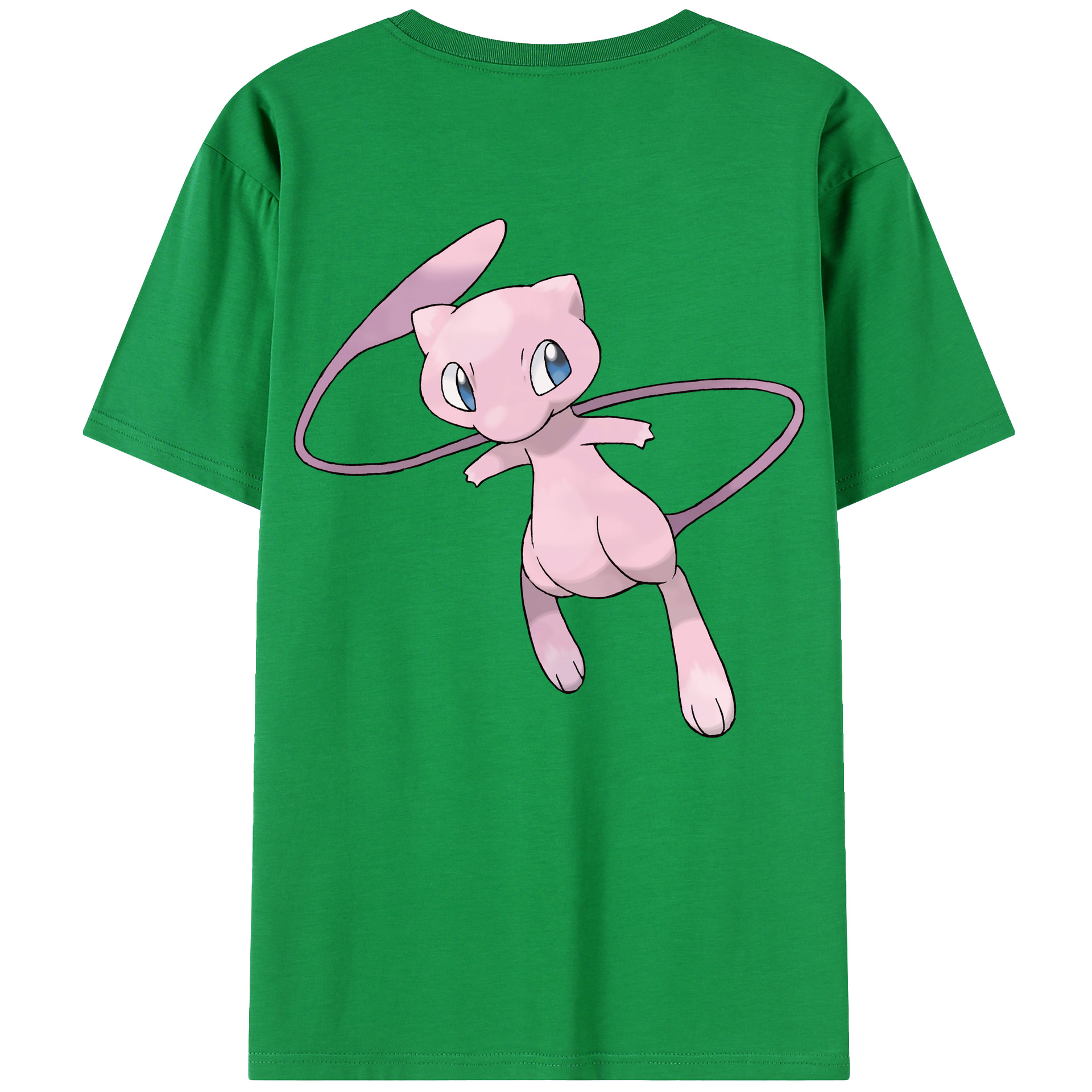 （画像用） ポケットモンスター Pokémon 綿100％ メンズ半袖Tシャツ（バックプリント） 通気性