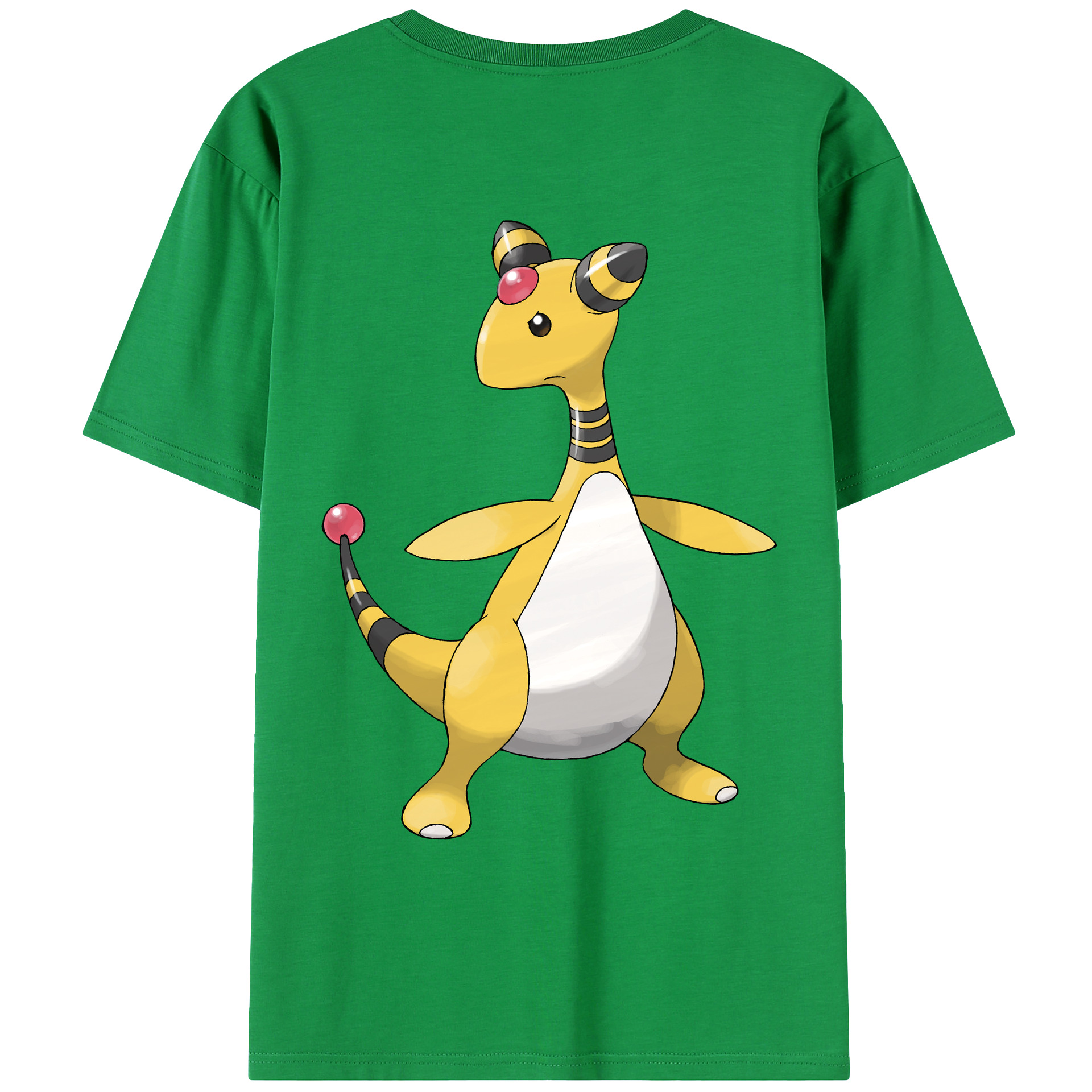 （画像用） ポケットモンスター Pokémon 綿100％ メンズ半袖Tシャツ（バックプリント） 通気性