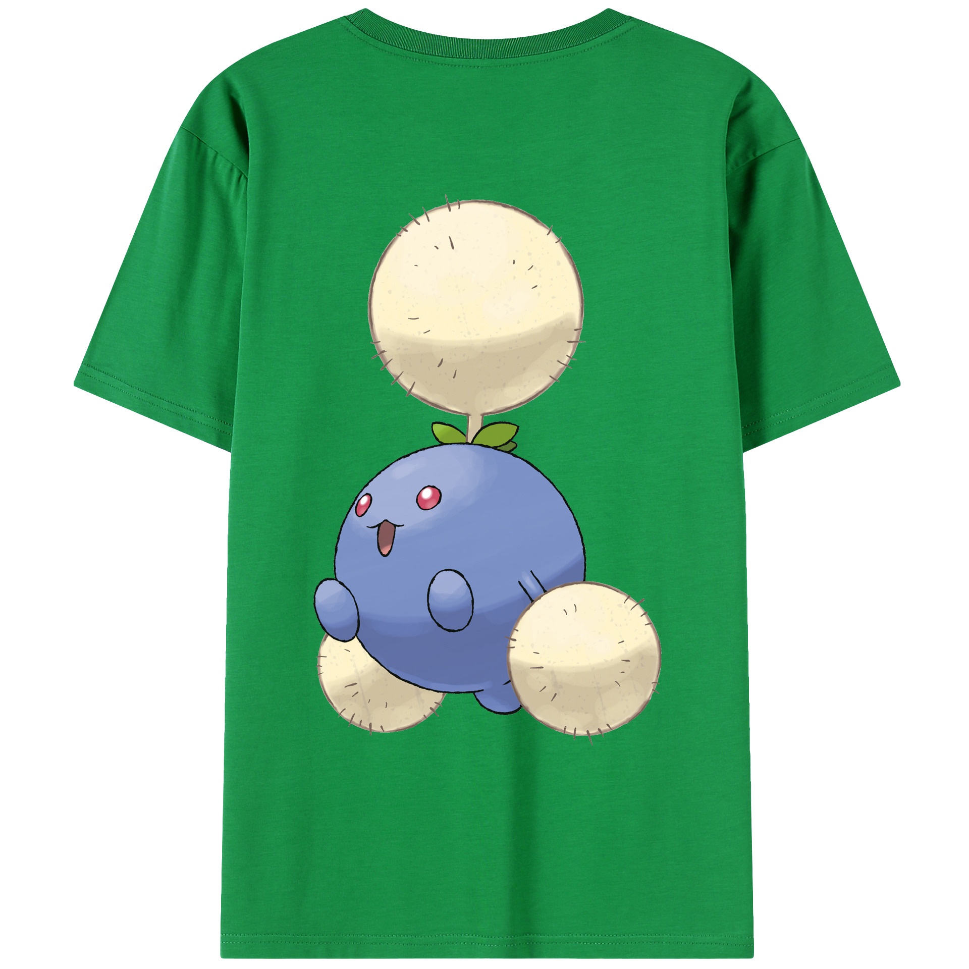 （画像用） ポケットモンスター Pokémon 綿100％ メンズ半袖Tシャツ（バックプリント） 通気性