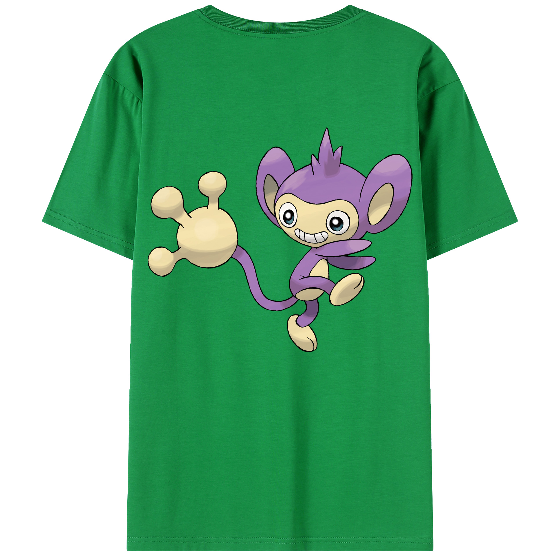 （画像用） ポケットモンスター Pokémon 綿100％ メンズ半袖Tシャツ（バックプリント） 通気性