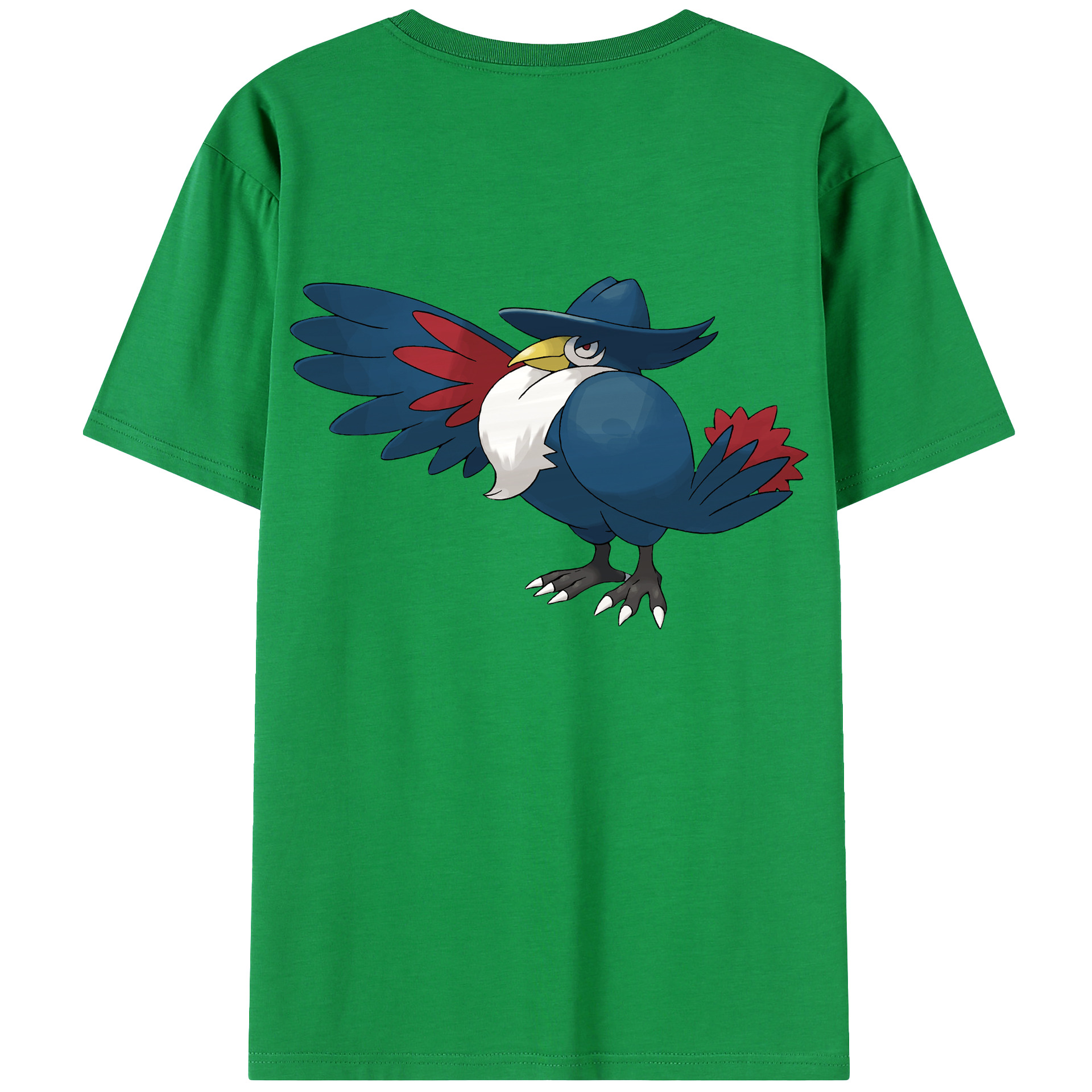 （画像用） ポケットモンスター Pokémon 綿100％ メンズ半袖Tシャツ（バックプリント） 通気性
