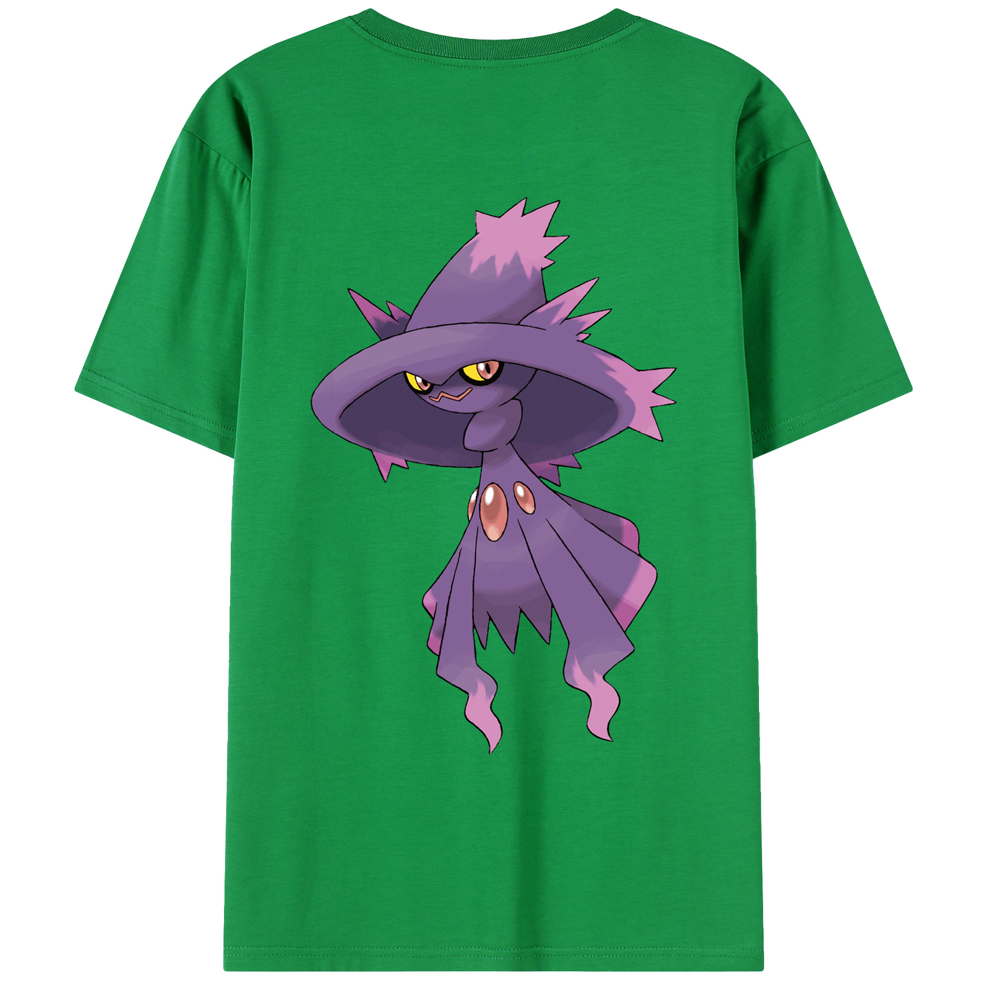 （画像用） ポケットモンスター Pokémon 綿100％ メンズ半袖Tシャツ（バックプリント） 通気性