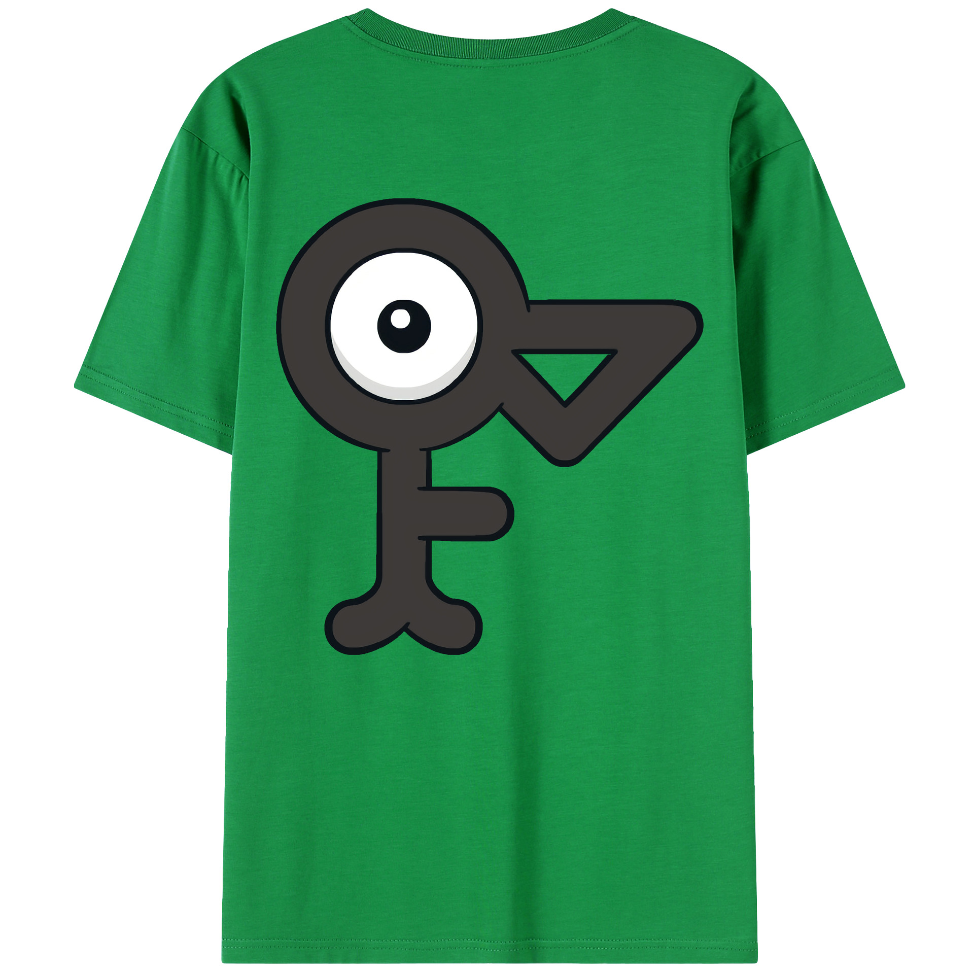 （画像用） ポケットモンスター Pokémon 綿100％ メンズ半袖Tシャツ（バックプリント） 通気性