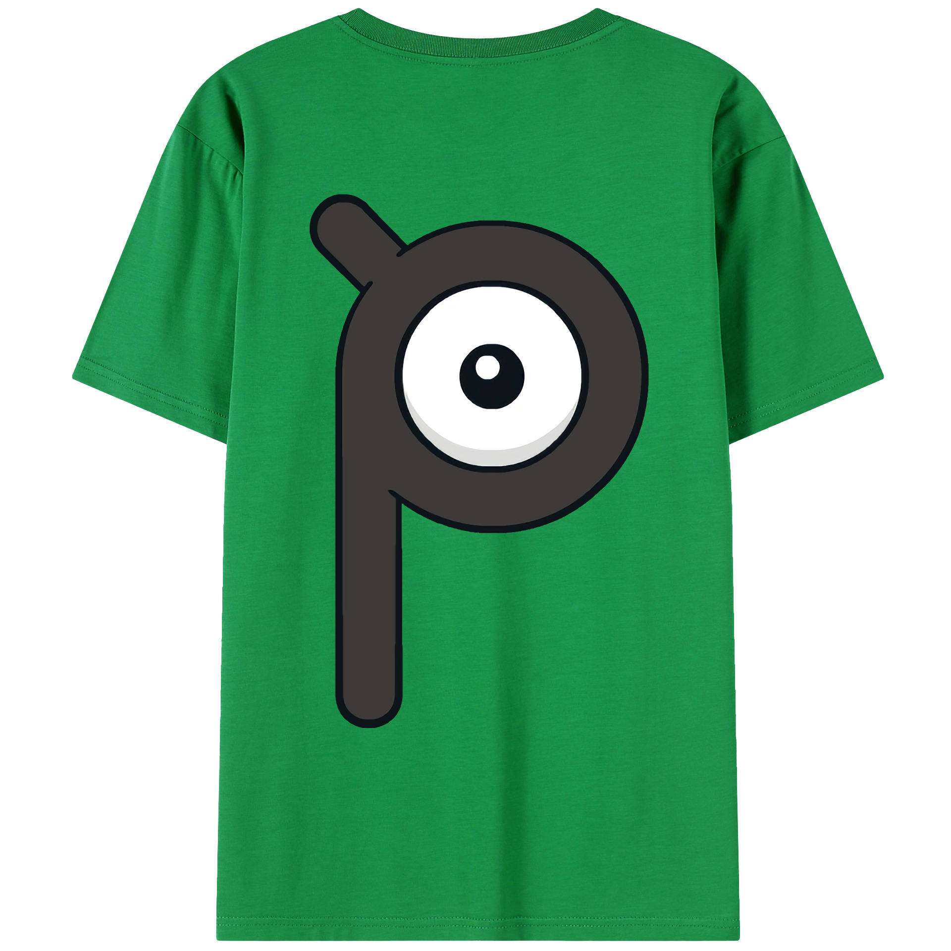 （画像用） ポケットモンスター Pokémon 綿100％ メンズ半袖Tシャツ（バックプリント） 通気性