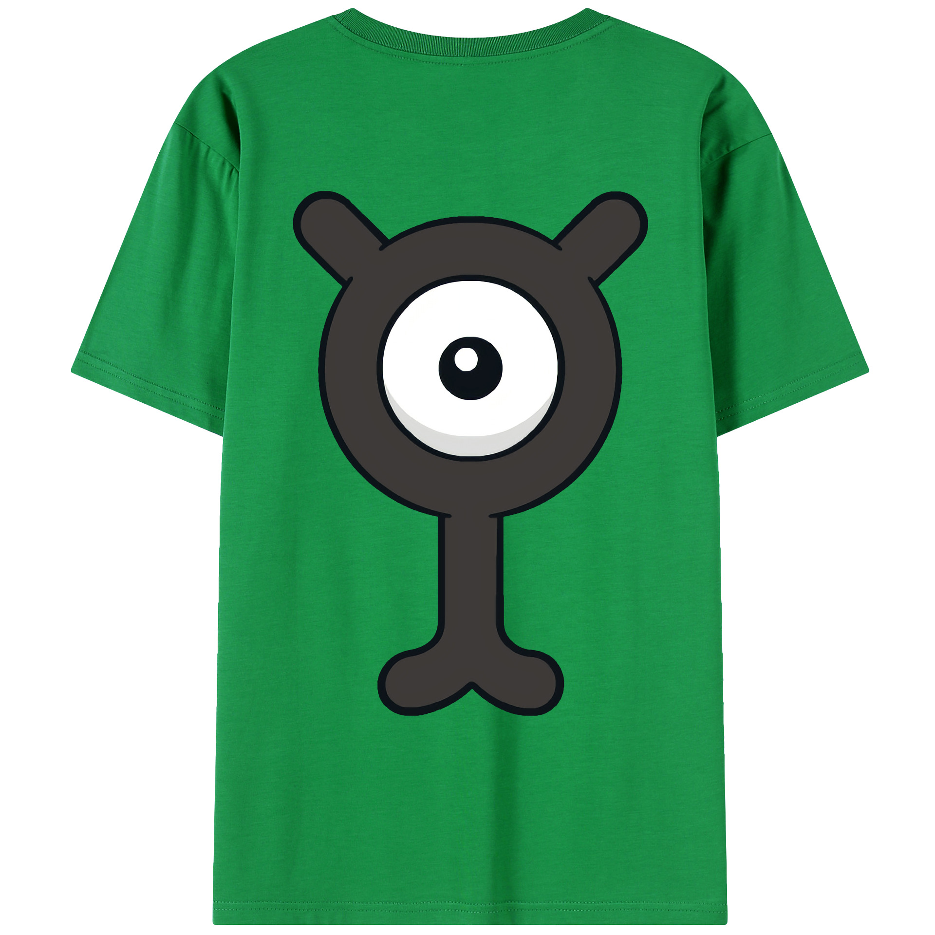 （画像用） ポケットモンスター Pokémon 綿100％ メンズ半袖Tシャツ（バックプリント） 通気性