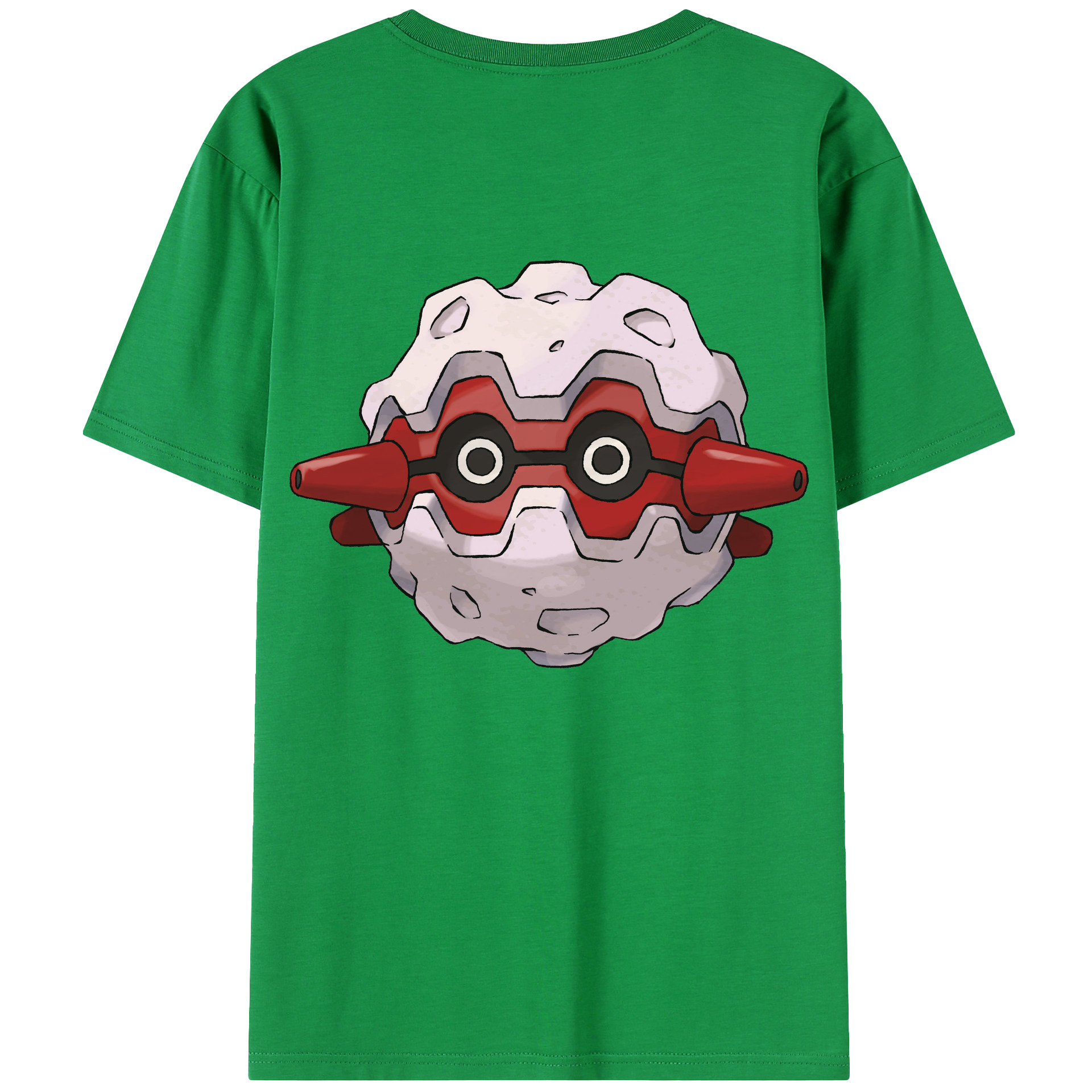 （画像用） ポケットモンスター Pokémon 綿100％ メンズ半袖Tシャツ（バックプリント） 通気性