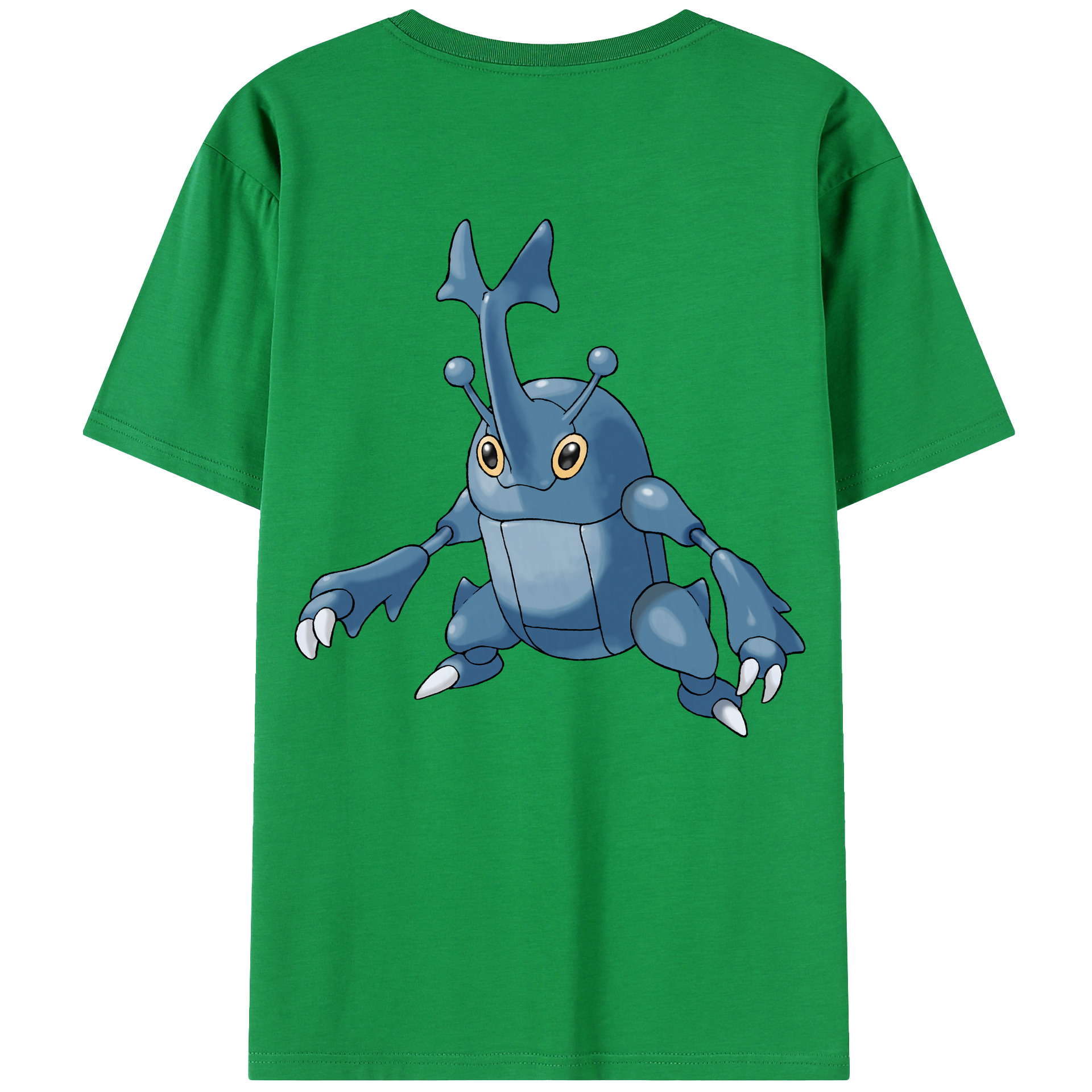 （画像用） ポケットモンスター Pokémon 綿100％ メンズ半袖Tシャツ（バックプリント） 通気性