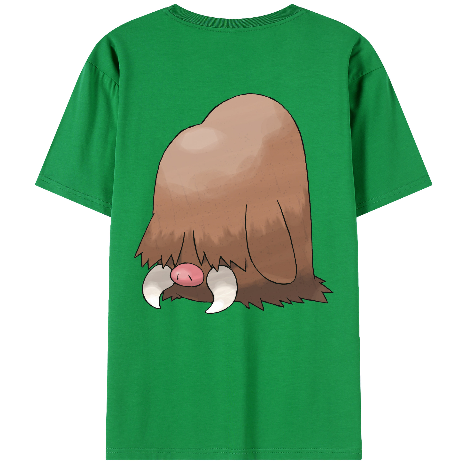 （画像用） ポケットモンスター Pokémon 綿100％ メンズ半袖Tシャツ（バックプリント） 通気性