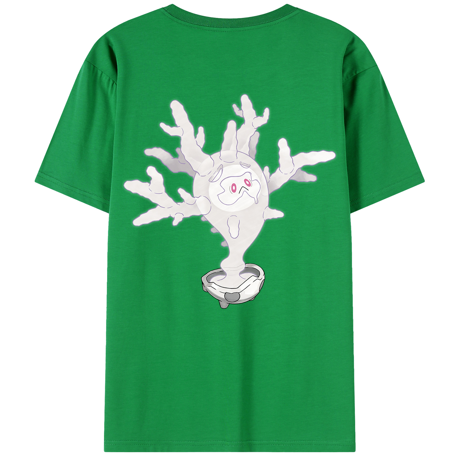 （画像用） ポケットモンスター Pokémon 綿100％ メンズ半袖Tシャツ（バックプリント） 通気性