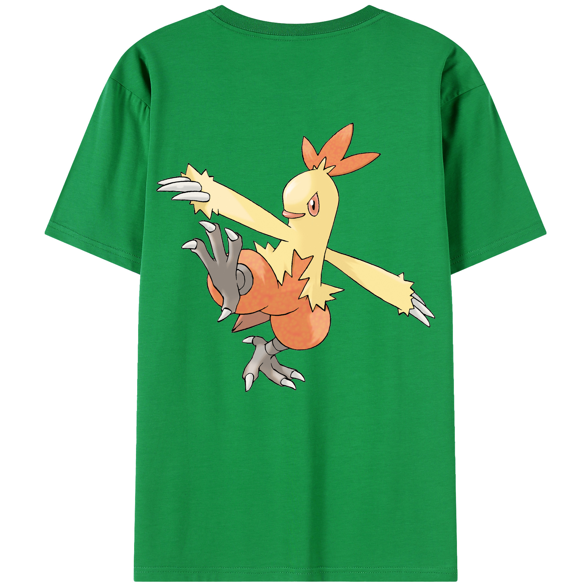 （画像用） ポケットモンスター Pokémon 綿100％ メンズ半袖Tシャツ（バックプリント） 通気性