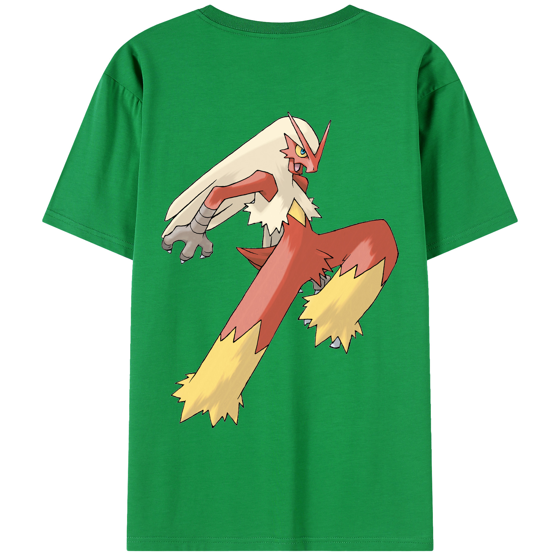 （画像用） ポケットモンスター Pokémon 綿100％ メンズ半袖Tシャツ（バックプリント） 通気性