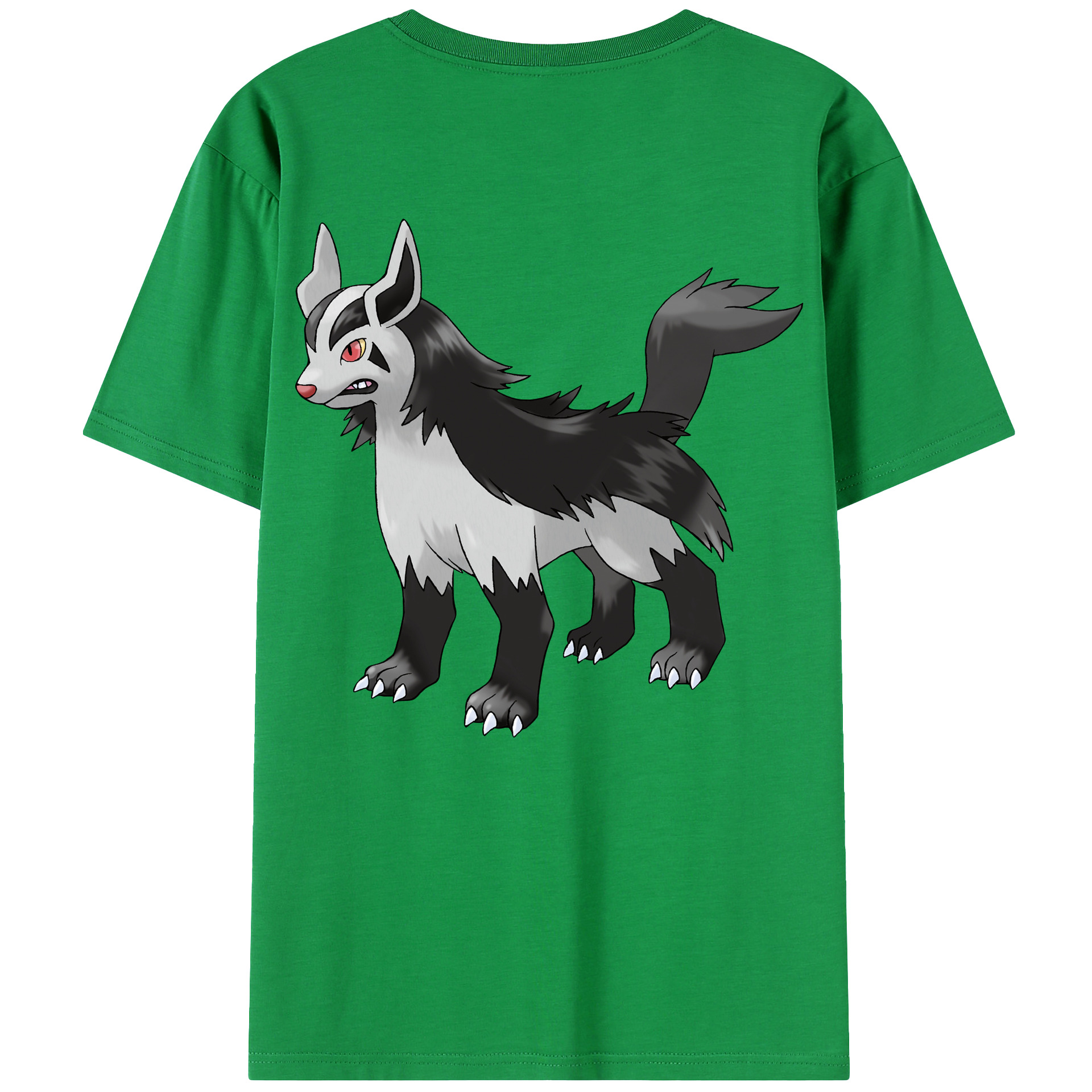 （画像用） ポケットモンスター Pokémon 綿100％ メンズ半袖Tシャツ（バックプリント） 通気性