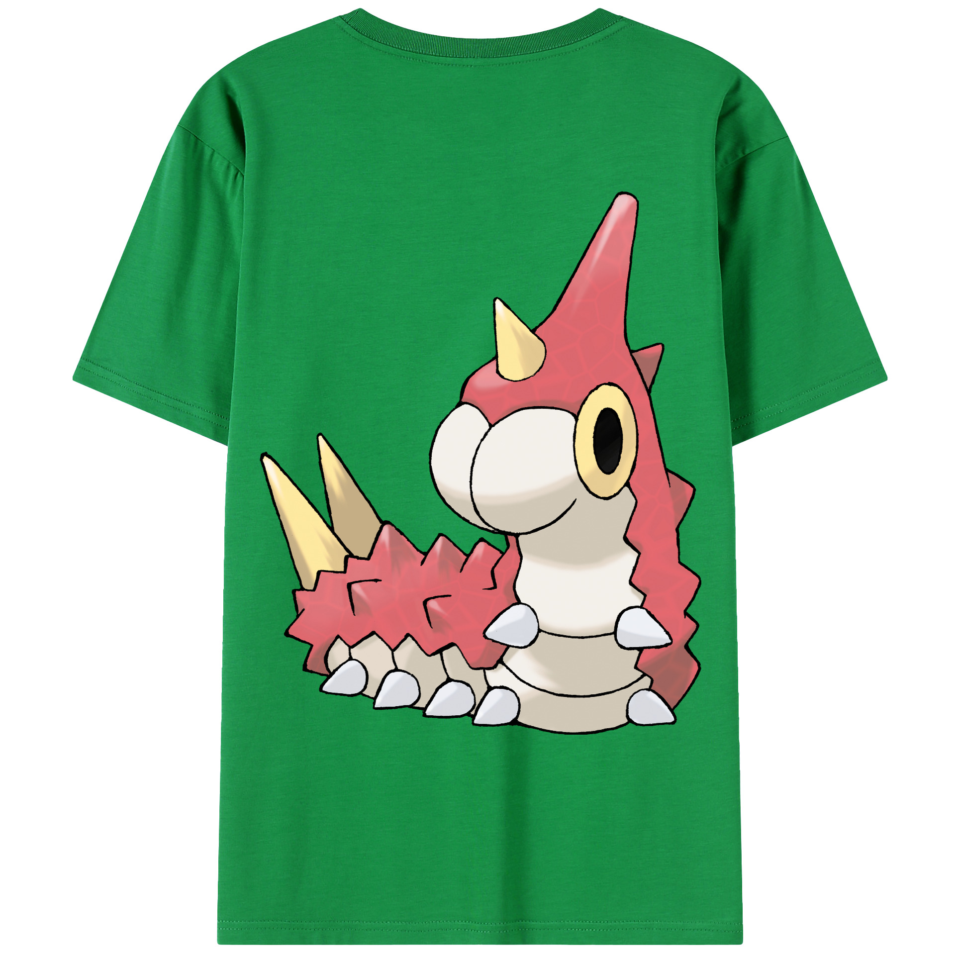 （画像用） ポケットモンスター Pokémon 綿100％ メンズ半袖Tシャツ（バックプリント） 通気性