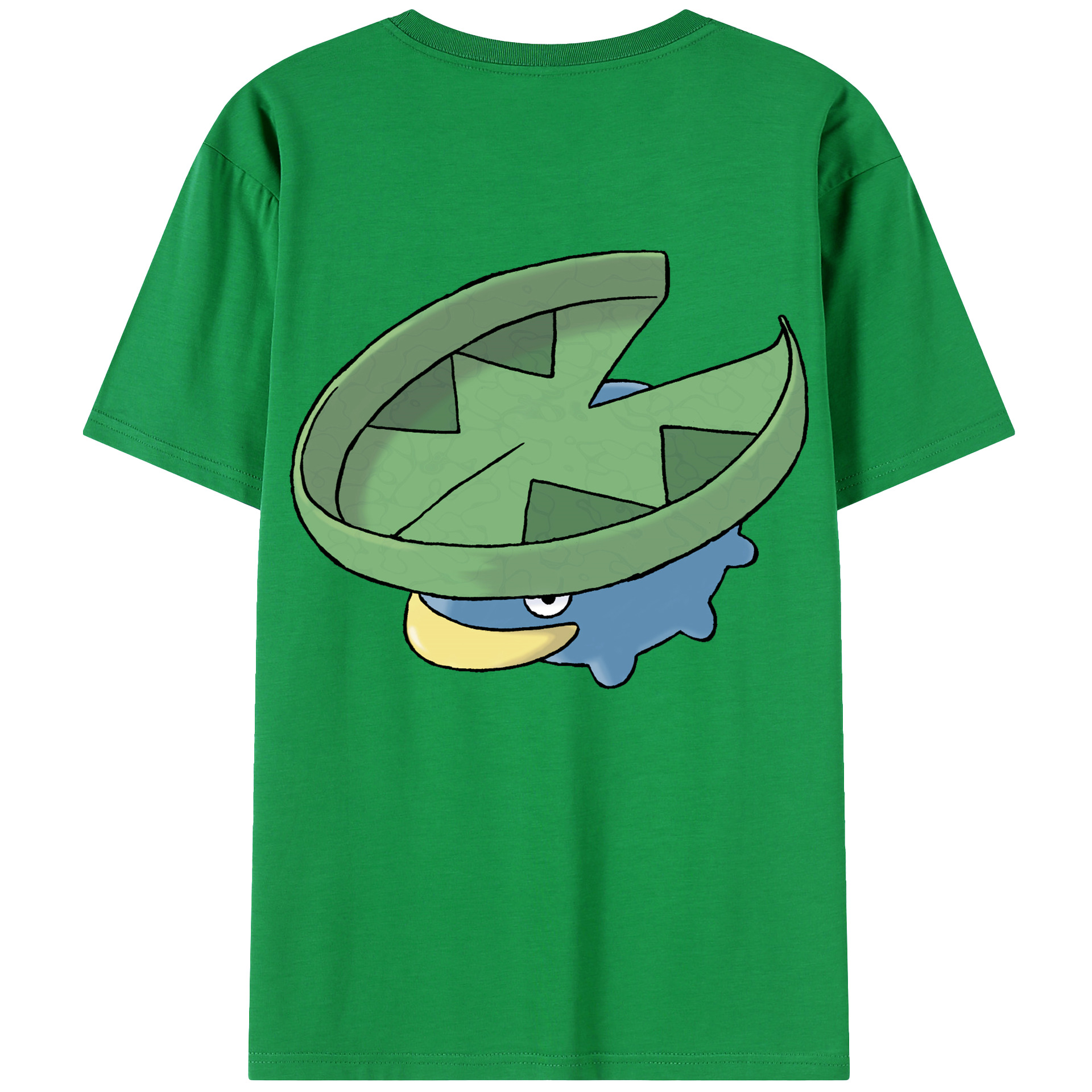 （画像用） ポケットモンスター Pokémon 綿100％ メンズ半袖Tシャツ（バックプリント） 通気性