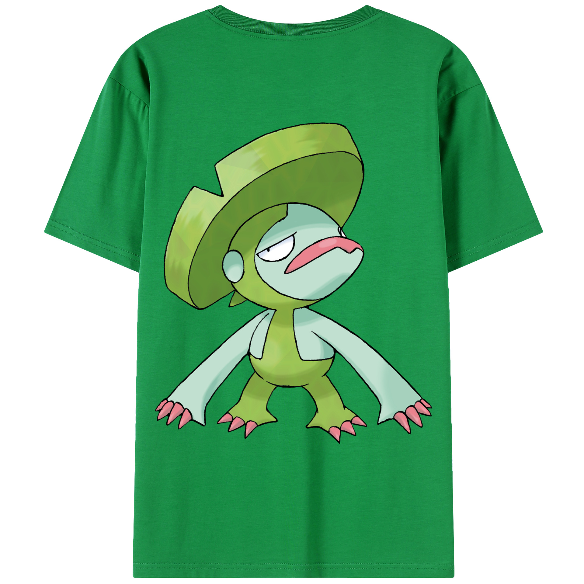 （画像用） ポケットモンスター Pokémon 綿100％ メンズ半袖Tシャツ（バックプリント） 通気性