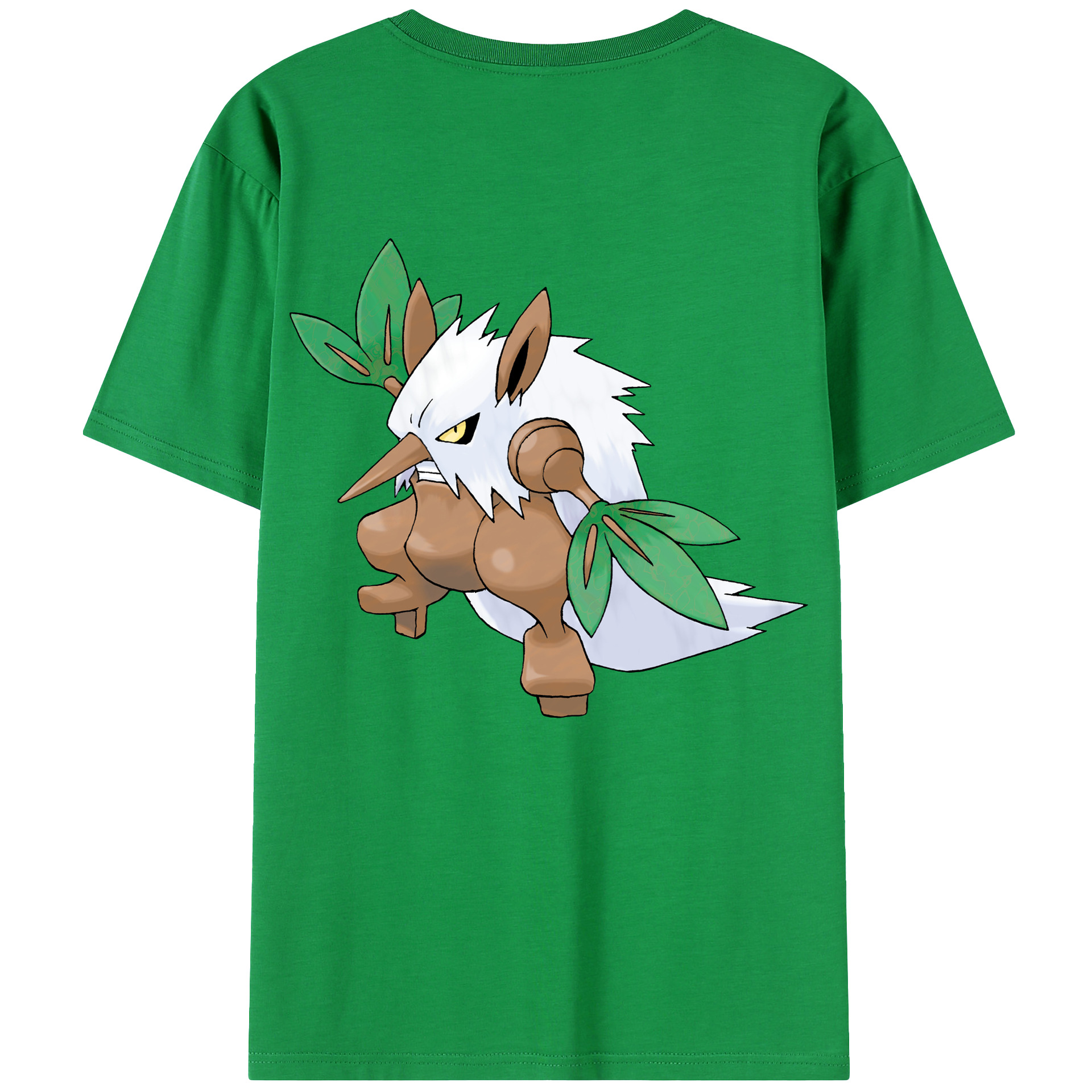 （画像用） ポケットモンスター Pokémon 綿100％ メンズ半袖Tシャツ（バックプリント） 通気性