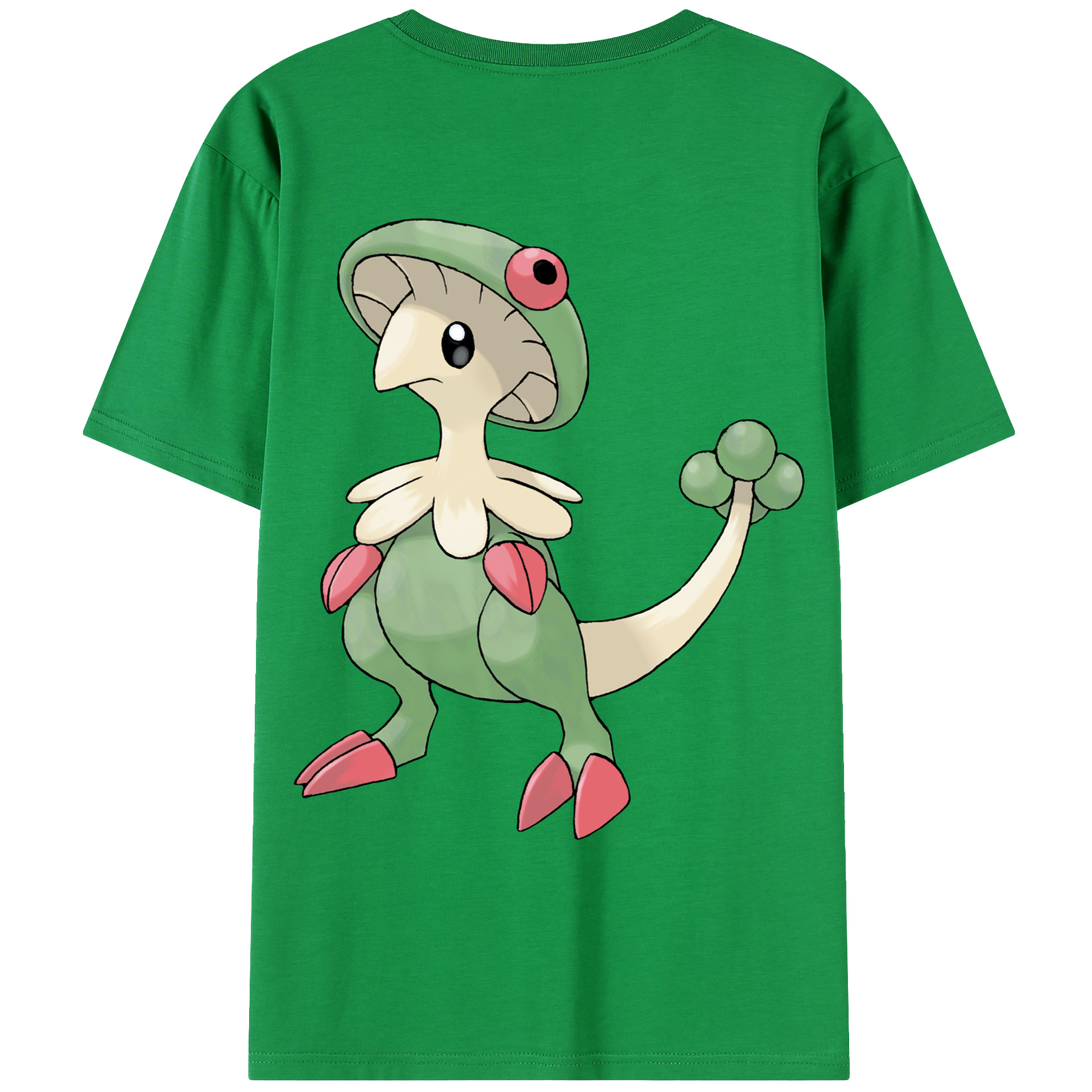 （画像用） ポケットモンスター Pokémon 綿100％ メンズ半袖Tシャツ（バックプリント） 通気性