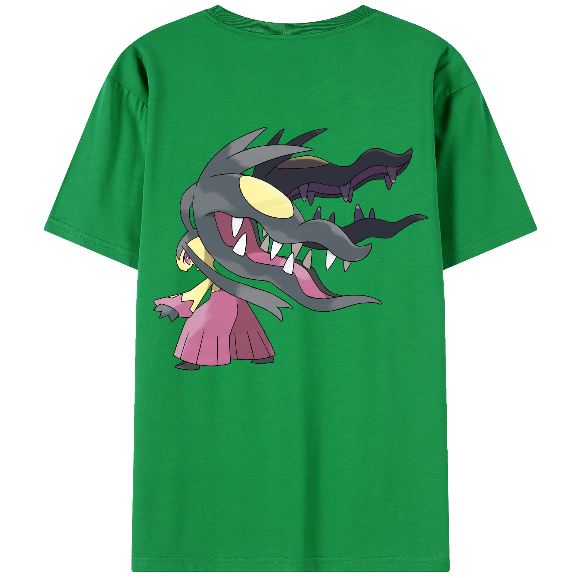（画像用） ポケットモンスター Pokémon 綿100％ メンズ半袖Tシャツ（バックプリント） 通気性