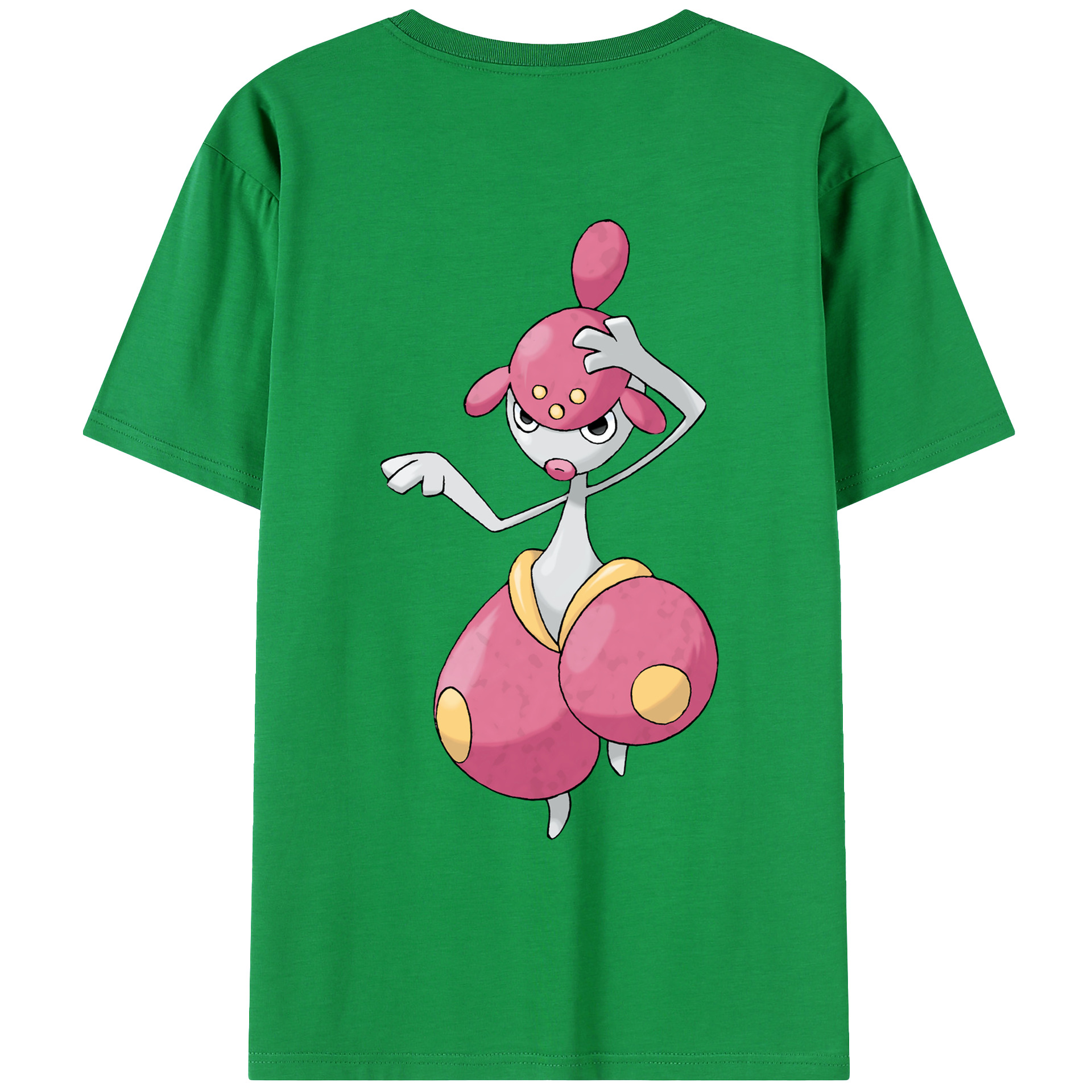 （画像用） ポケットモンスター Pokémon 綿100％ メンズ半袖Tシャツ（バックプリント） 通気性