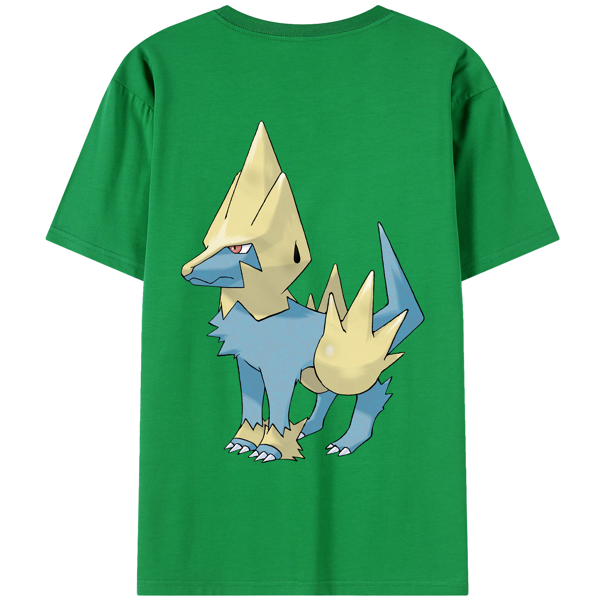 （画像用） ポケットモンスター Pokémon 綿100％ メンズ半袖Tシャツ（バックプリント） 通気性