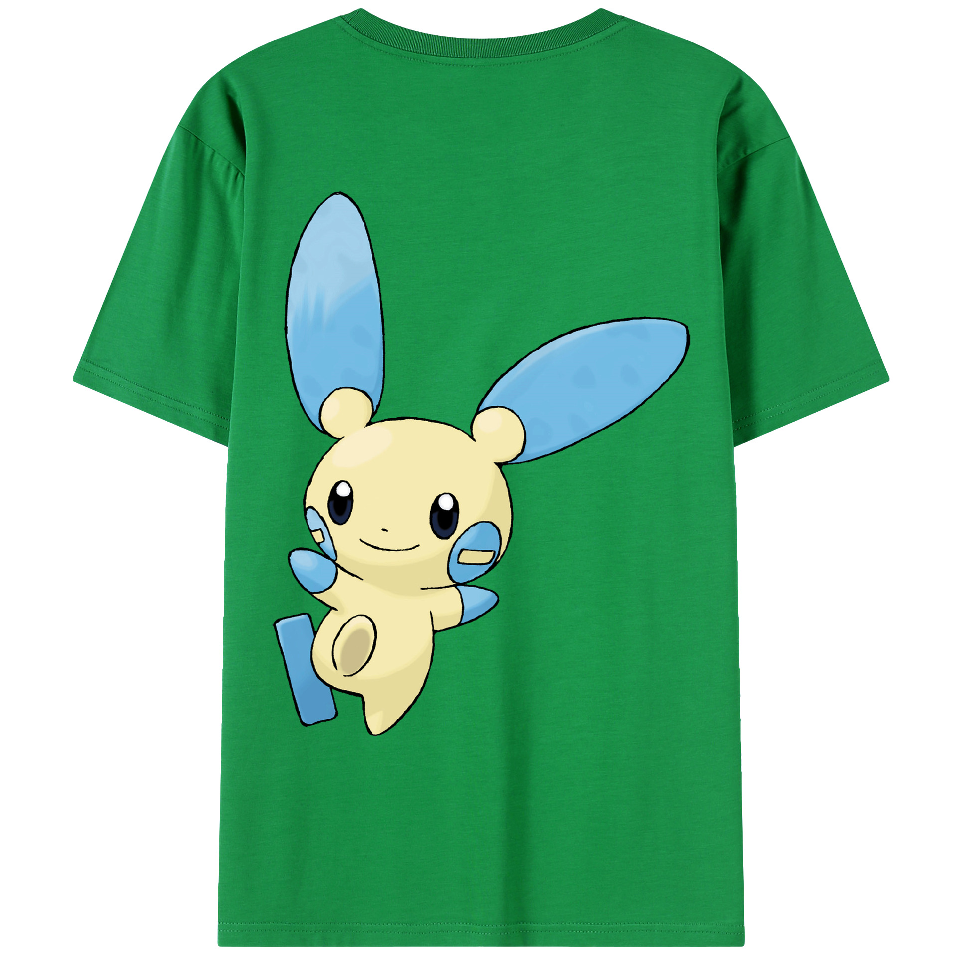 （画像用） ポケットモンスター Pokémon 綿100％ メンズ半袖Tシャツ（バックプリント） 通気性