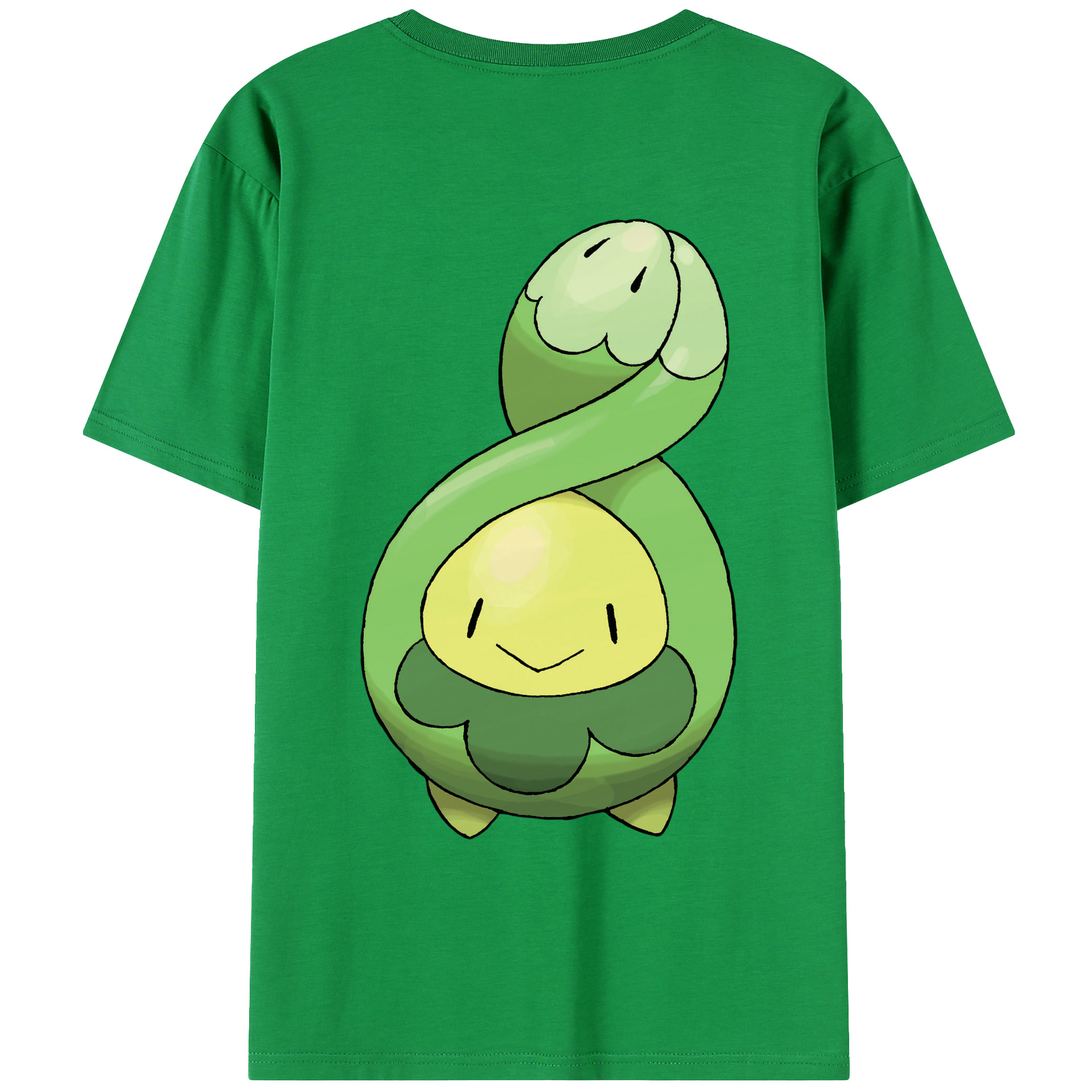 （画像用） ポケットモンスター Pokémon 綿100％ メンズ半袖Tシャツ（バックプリント） 通気性
