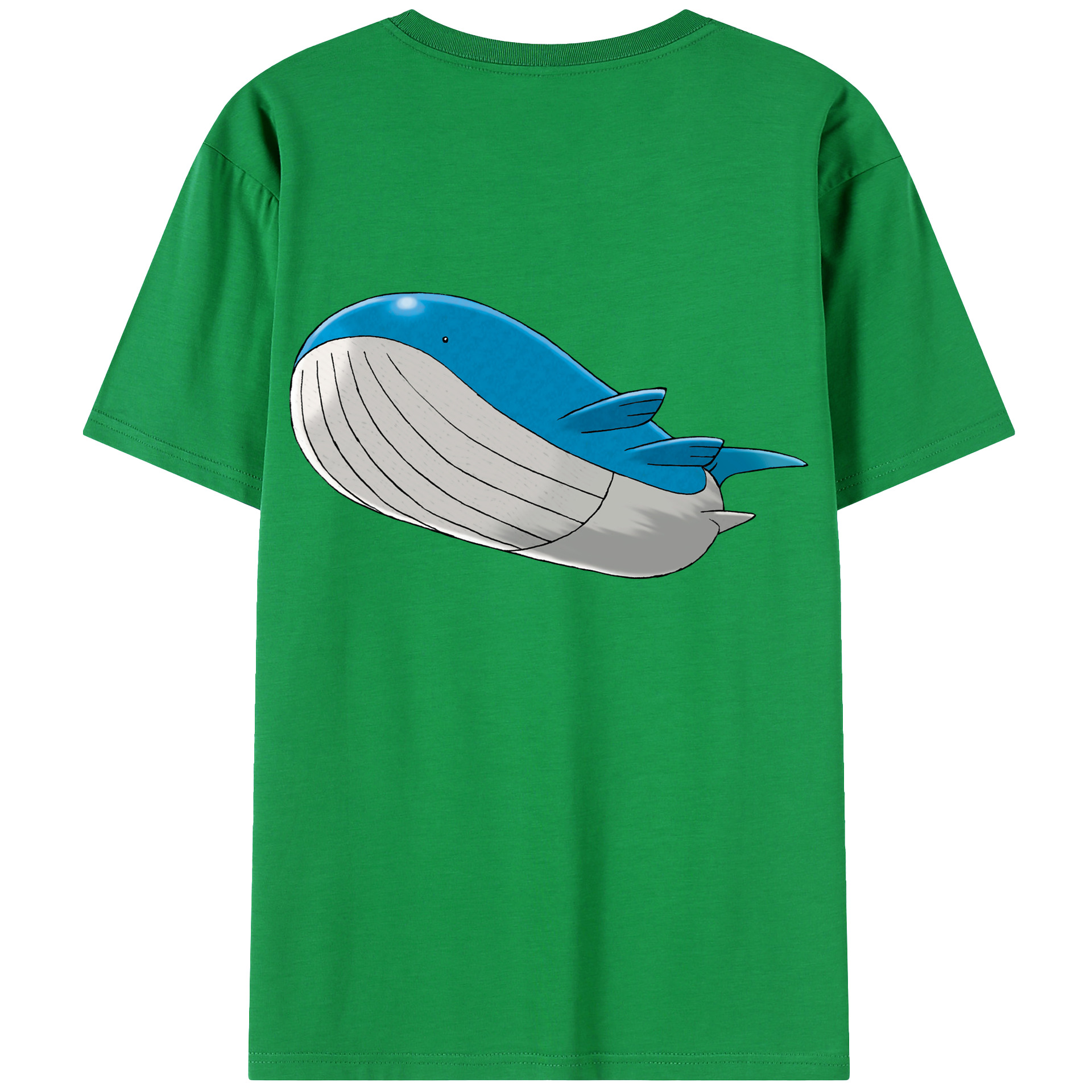 （画像用） ポケットモンスター Pokémon 綿100％ メンズ半袖Tシャツ（バックプリント） 通気性