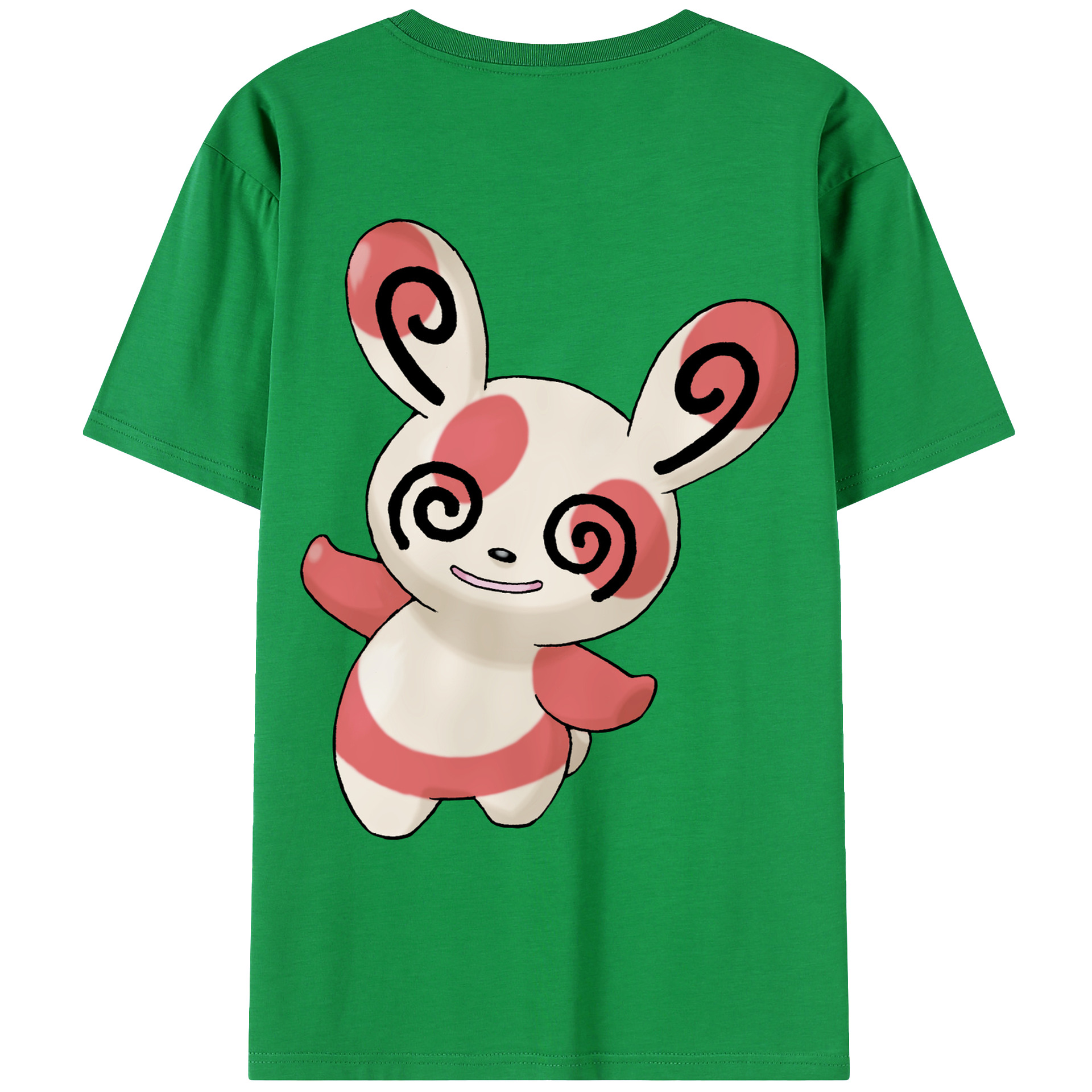 （画像用） ポケットモンスター Pokémon 綿100％ メンズ半袖Tシャツ（バックプリント） 通気性