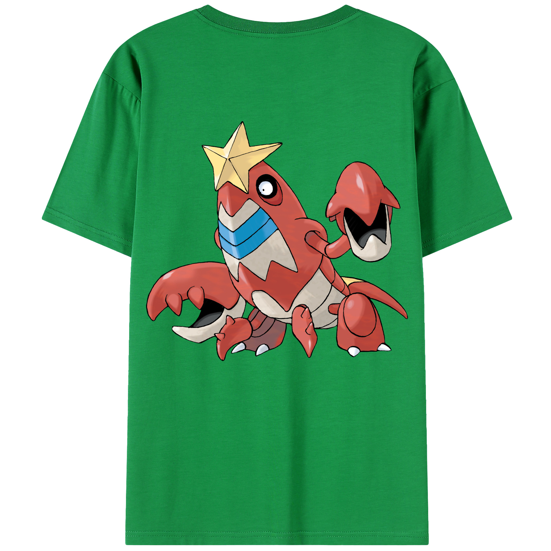 （画像用） ポケットモンスター Pokémon 綿100％ メンズ半袖Tシャツ（バックプリント） 通気性