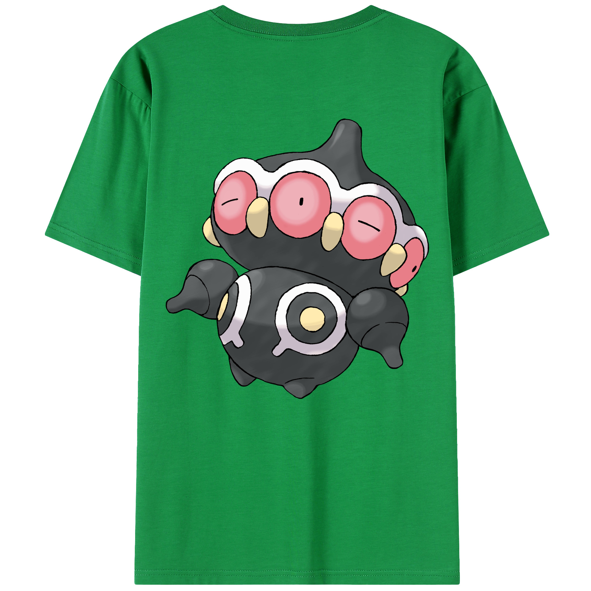 （画像用） ポケットモンスター Pokémon 綿100％ メンズ半袖Tシャツ（バックプリント） 通気性