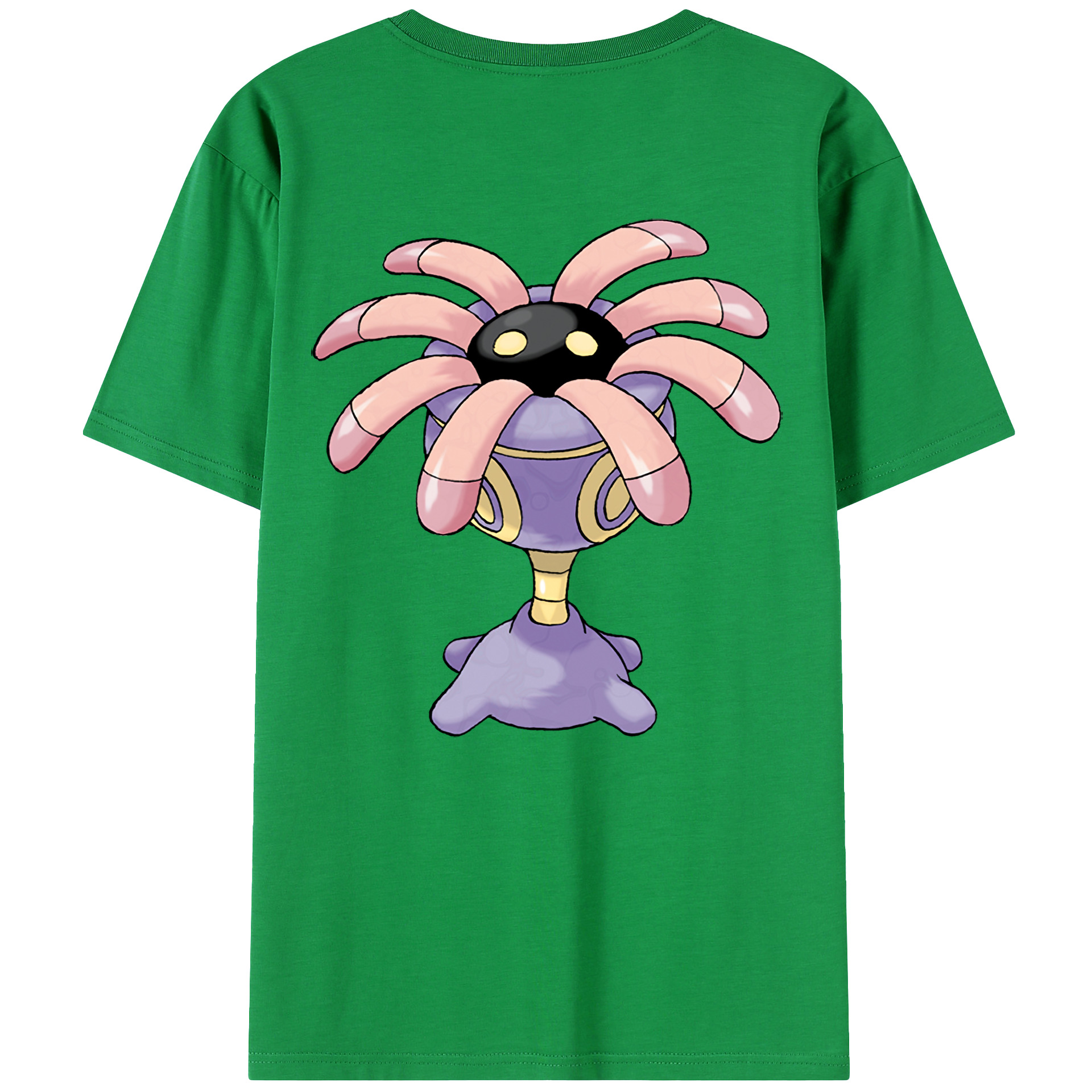（画像用） ポケットモンスター Pokémon 綿100％ メンズ半袖Tシャツ（バックプリント） 通気性