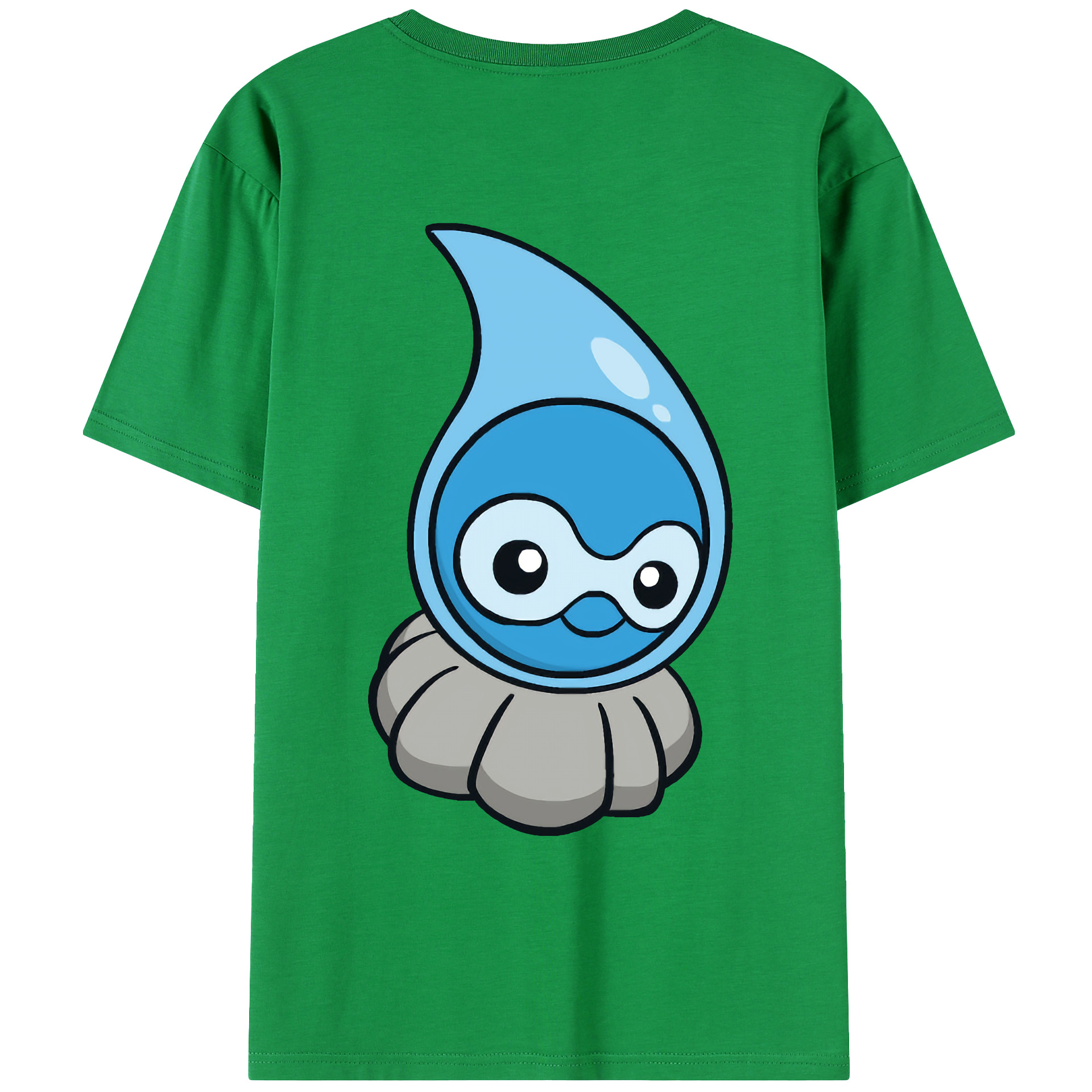 （画像用） ポケットモンスター Pokémon 綿100％ メンズ半袖Tシャツ（バックプリント） 通気性