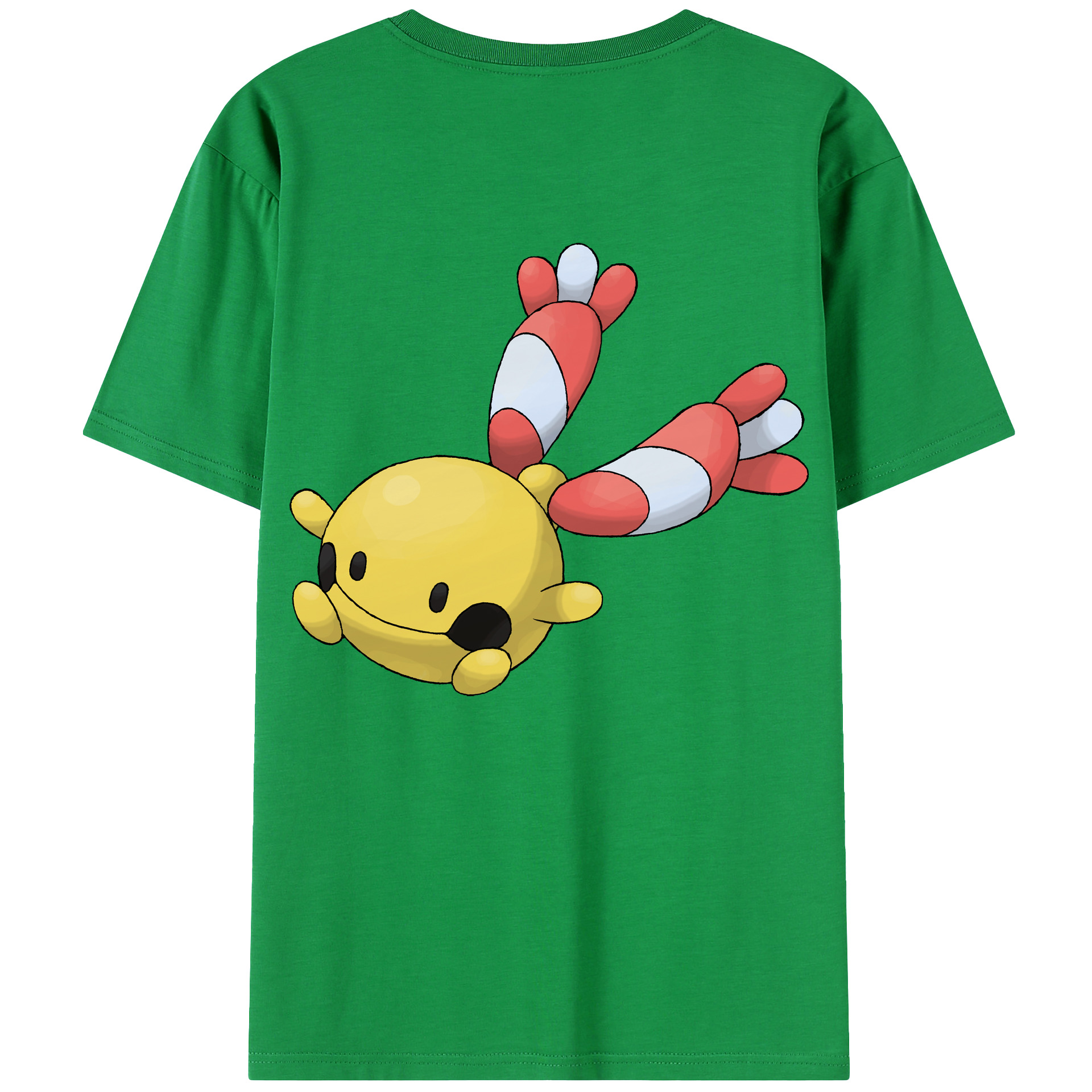 （画像用） ポケットモンスター Pokémon 綿100％ メンズ半袖Tシャツ（バックプリント） 通気性