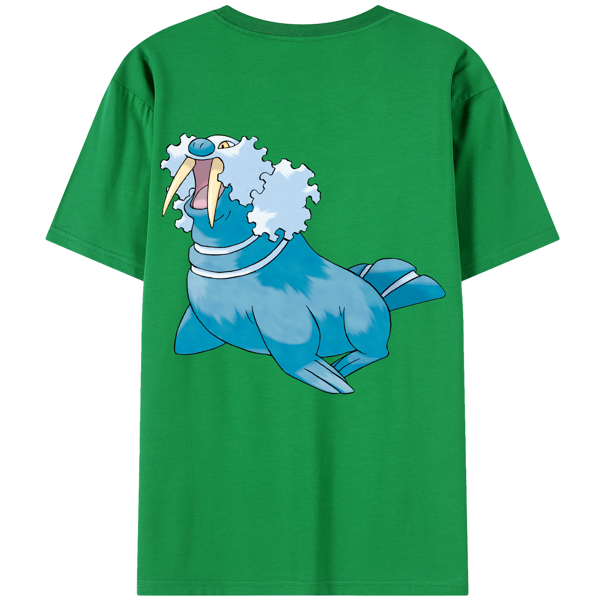 （画像用） ポケットモンスター Pokémon 綿100％ メンズ半袖Tシャツ（バックプリント） 通気性