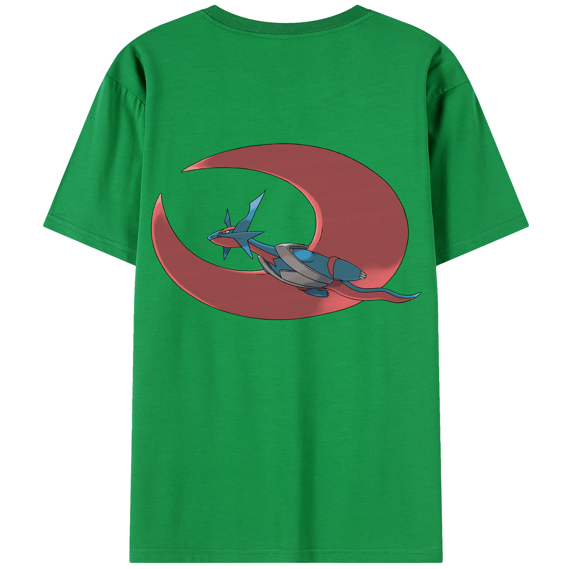 （画像用） ポケットモンスター Pokémon 綿100％ メンズ半袖Tシャツ（バックプリント） 通気性