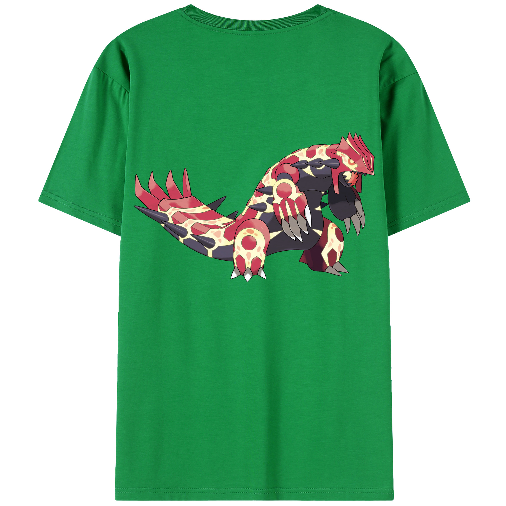 （画像用） ポケットモンスター Pokémon 綿100％ メンズ半袖Tシャツ（バックプリント） 通気性