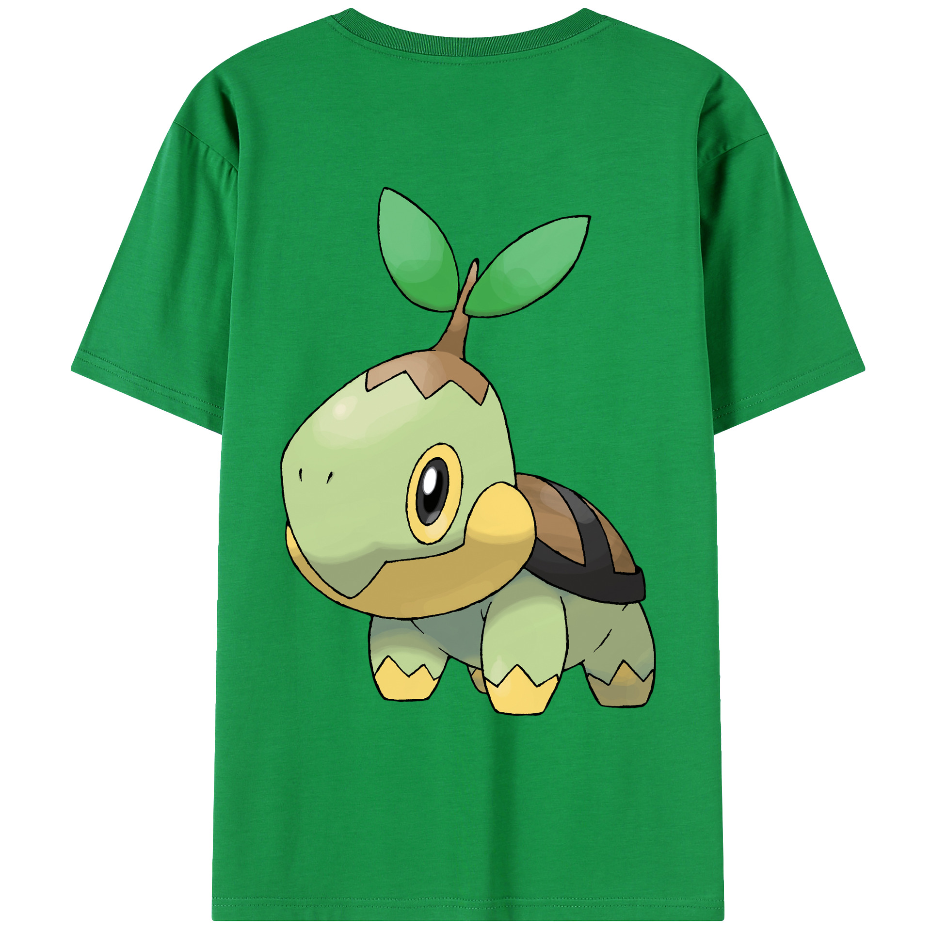 （画像用） ポケットモンスター Pokémon 綿100％ メンズ半袖Tシャツ（バックプリント） 通気性