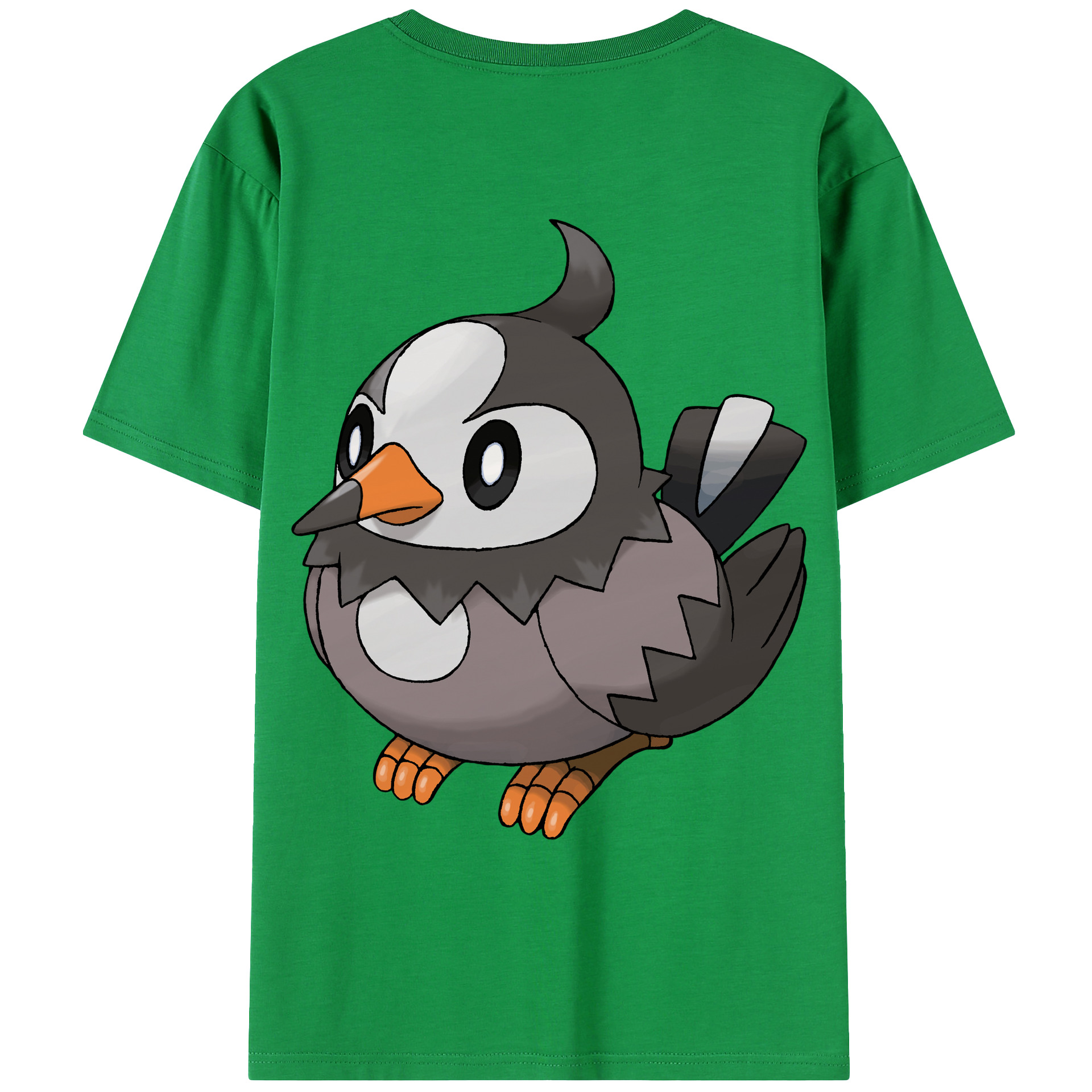 （画像用） ポケットモンスター Pokémon 綿100％ メンズ半袖Tシャツ（バックプリント） 通気性