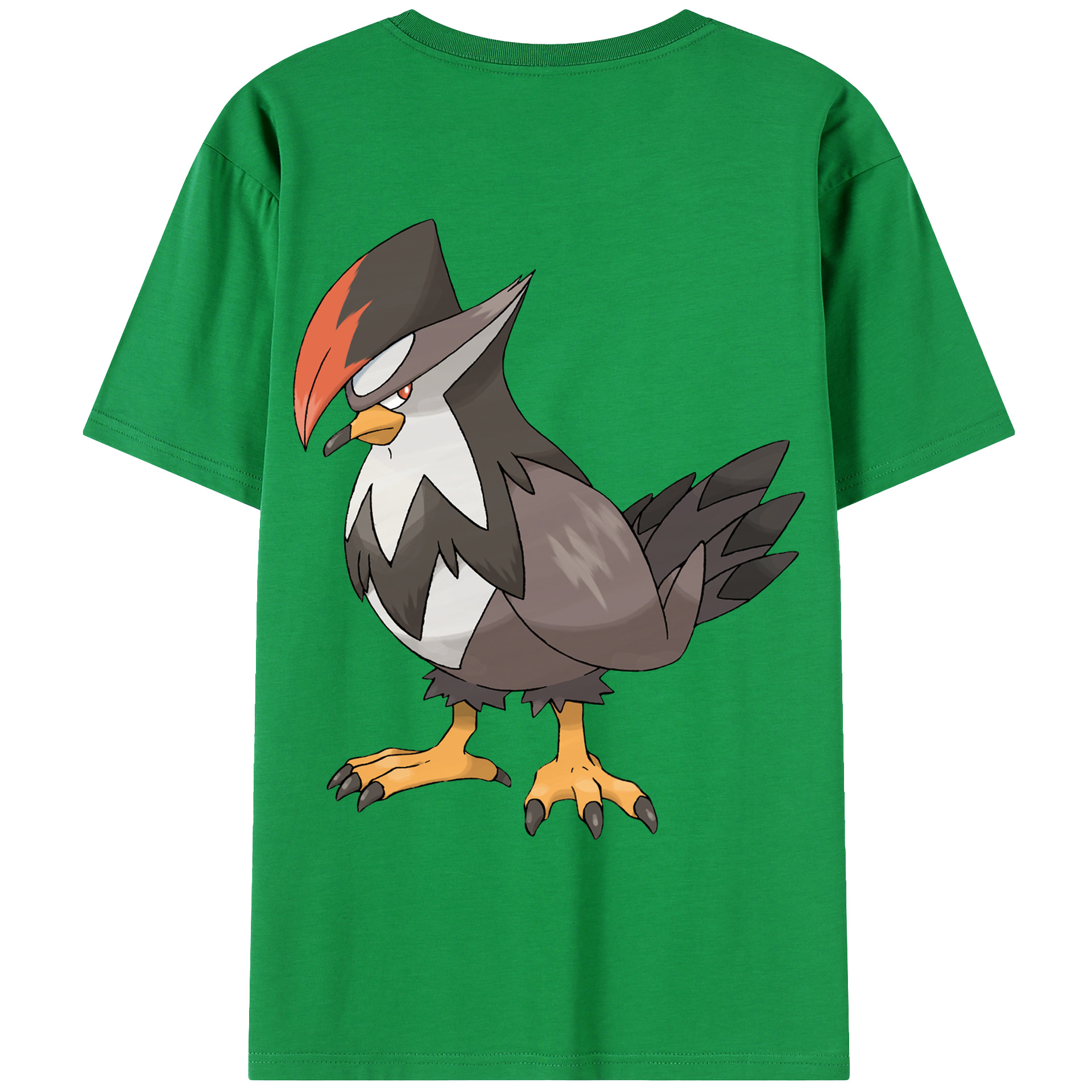 （画像用） ポケットモンスター Pokémon 綿100％ メンズ半袖Tシャツ（バックプリント） 通気性