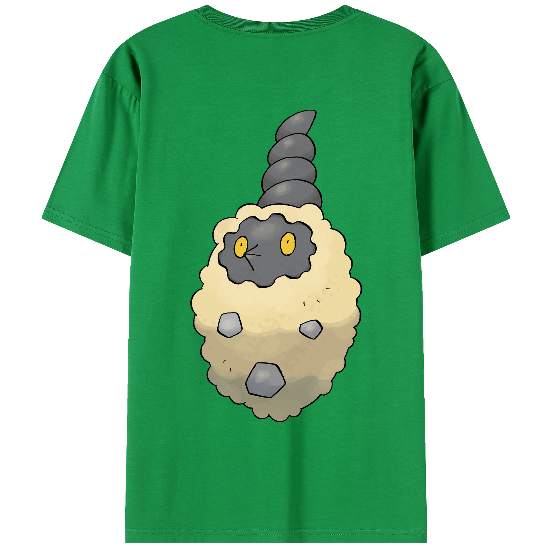 （画像用） ポケットモンスター Pokémon 綿100％ メンズ半袖Tシャツ（バックプリント） 通気性