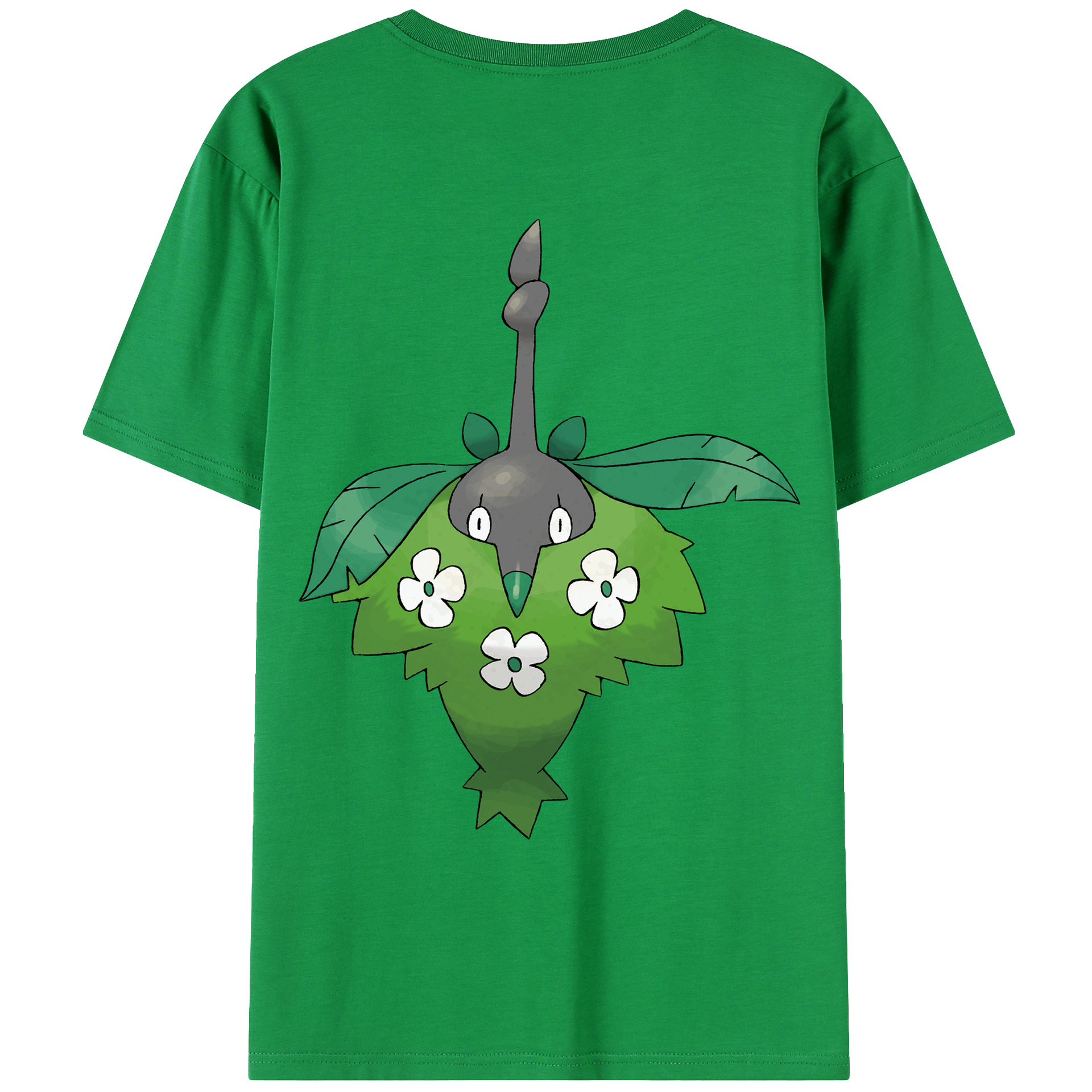 （画像用） ポケットモンスター Pokémon 綿100％ メンズ半袖Tシャツ（バックプリント） 通気性
