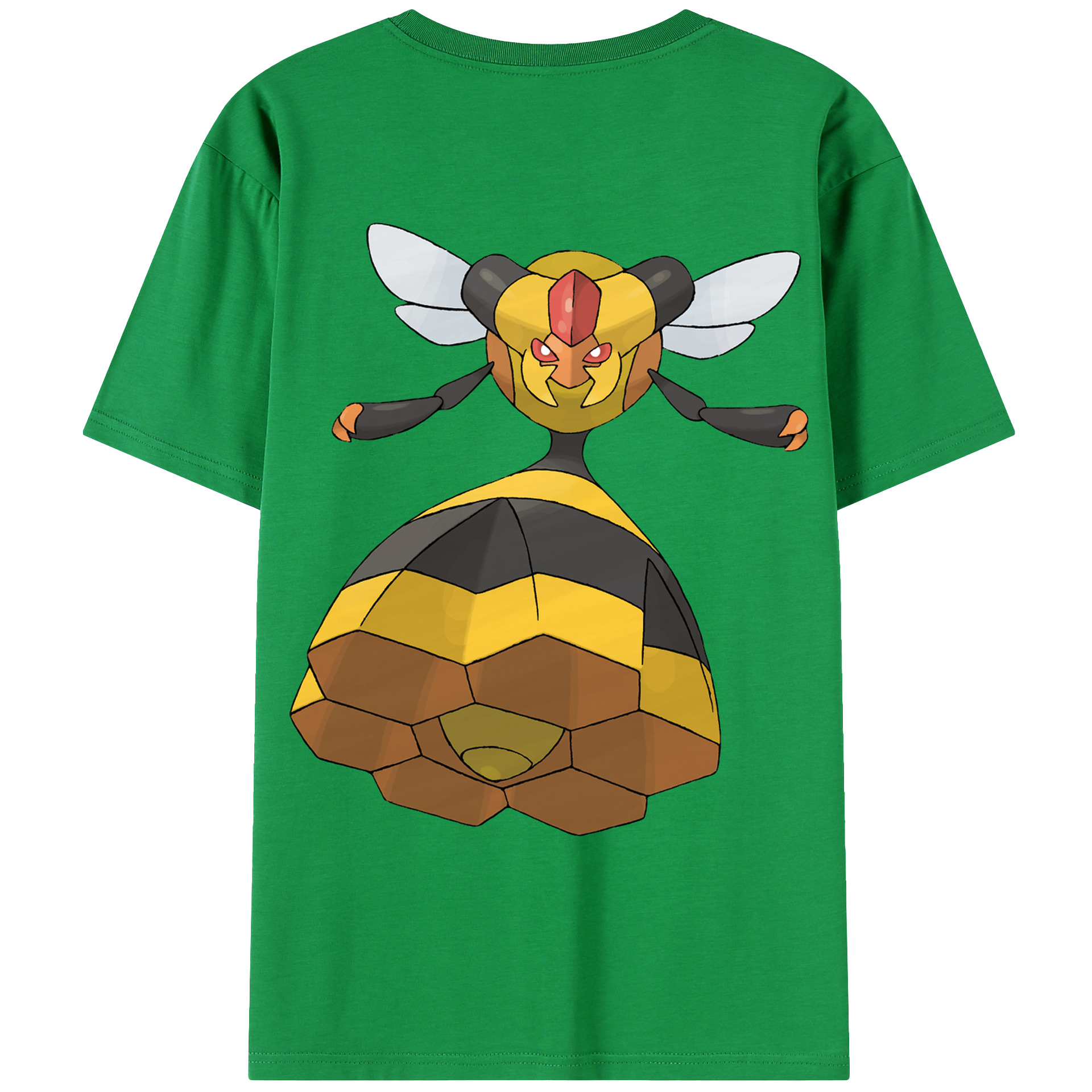 （画像用） ポケットモンスター Pokémon 綿100％ メンズ半袖Tシャツ（バックプリント） 通気性