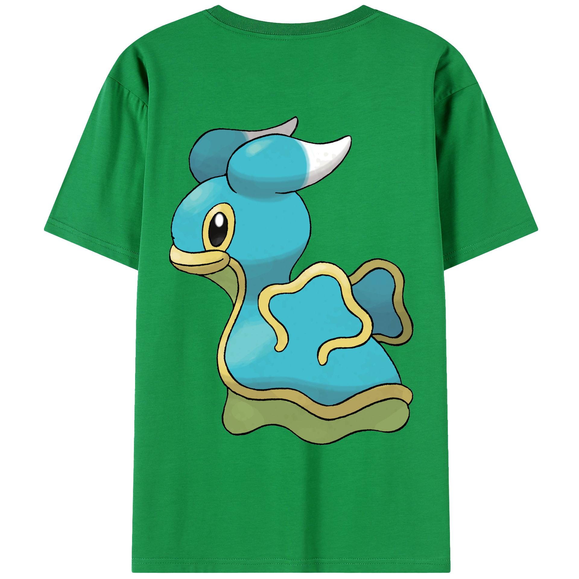 （画像用） ポケットモンスター Pokémon 綿100％ メンズ半袖Tシャツ（バックプリント） 通気性
