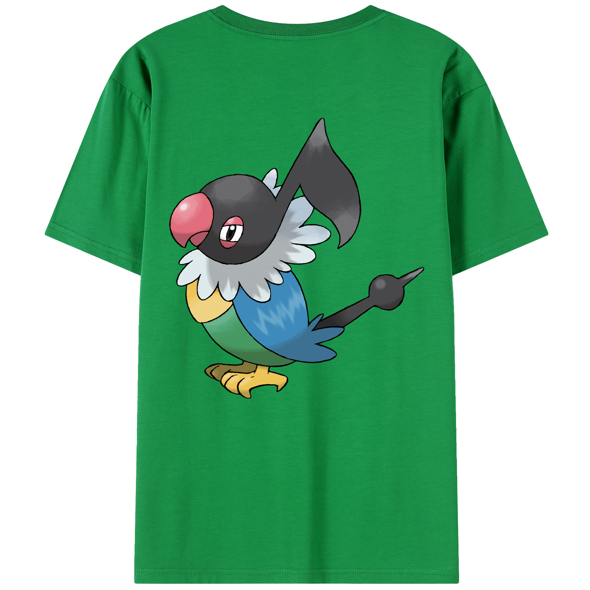 （画像用） ポケットモンスター Pokémon 綿100％ メンズ半袖Tシャツ（バックプリント） 通気性