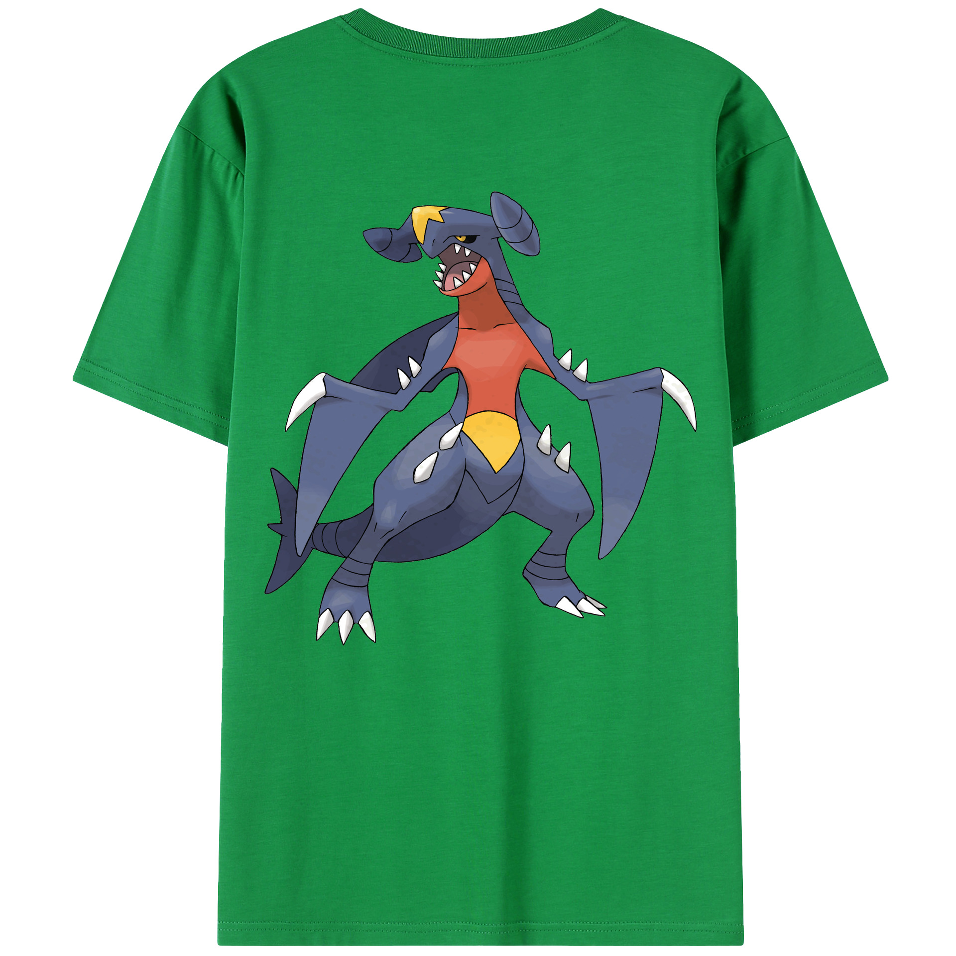 （画像用） ポケットモンスター Pokémon 綿100％ メンズ半袖Tシャツ（バックプリント） 通気性
