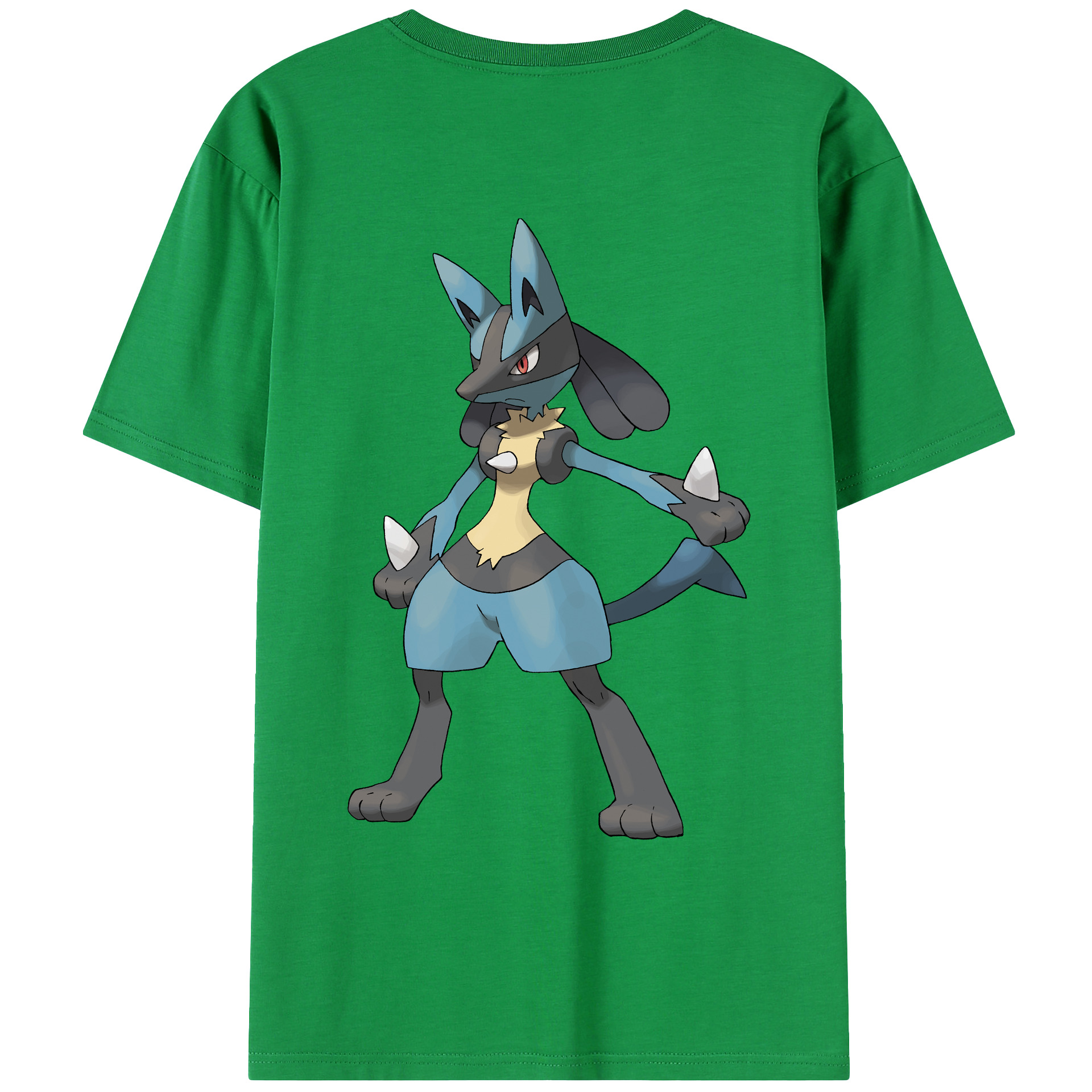 （画像用） ポケットモンスター Pokémon 綿100％ メンズ半袖Tシャツ（バックプリント） 通気性