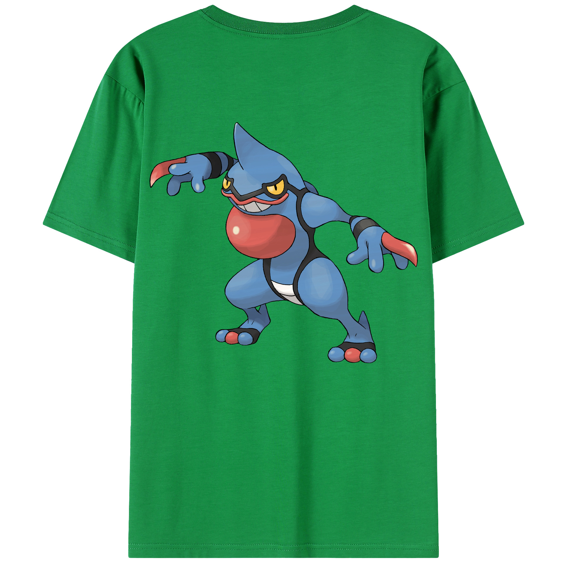 （画像用） ポケットモンスター Pokémon 綿100％ メンズ半袖Tシャツ（バックプリント） 通気性