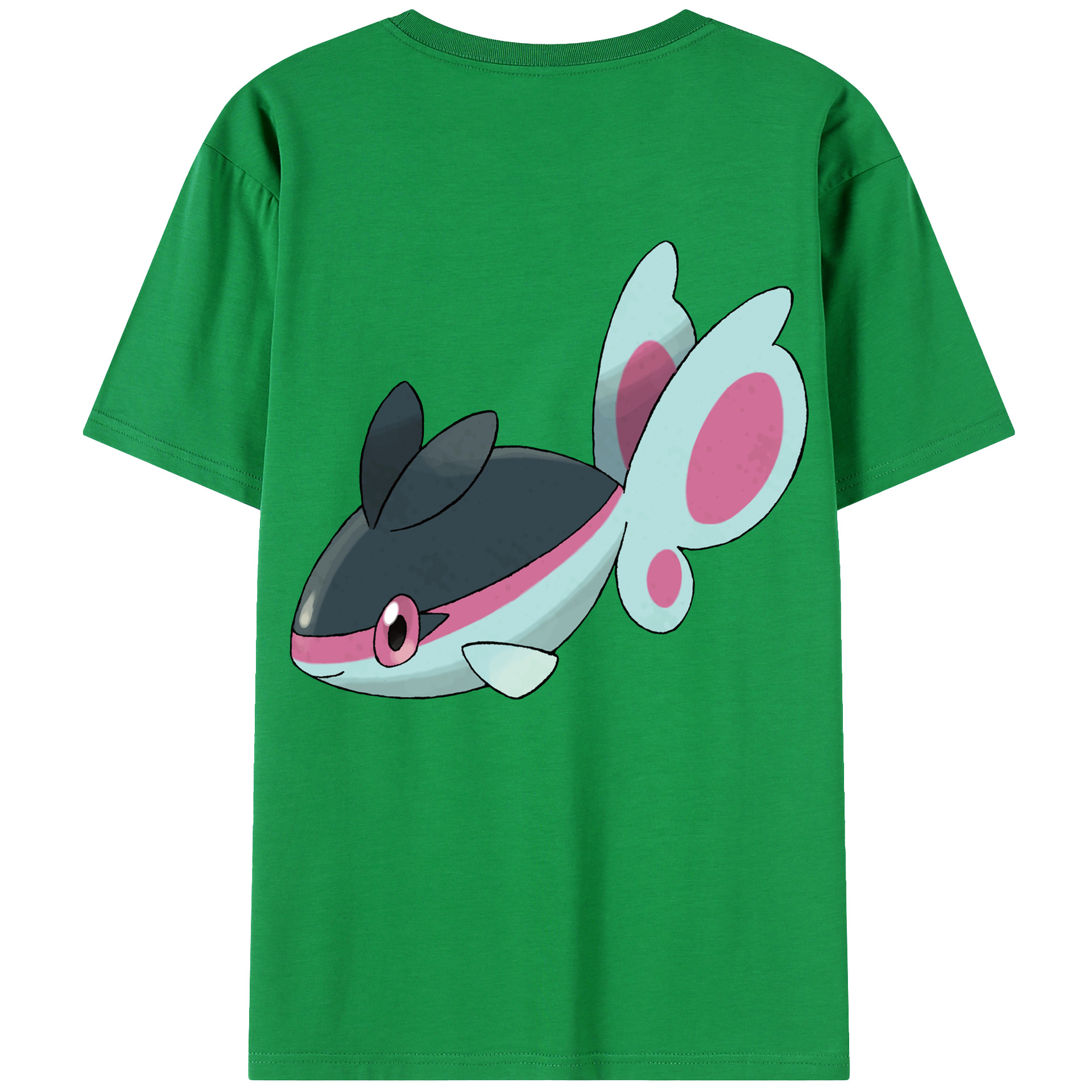 （画像用） ポケットモンスター Pokémon 綿100％ メンズ半袖Tシャツ（バックプリント） 通気性