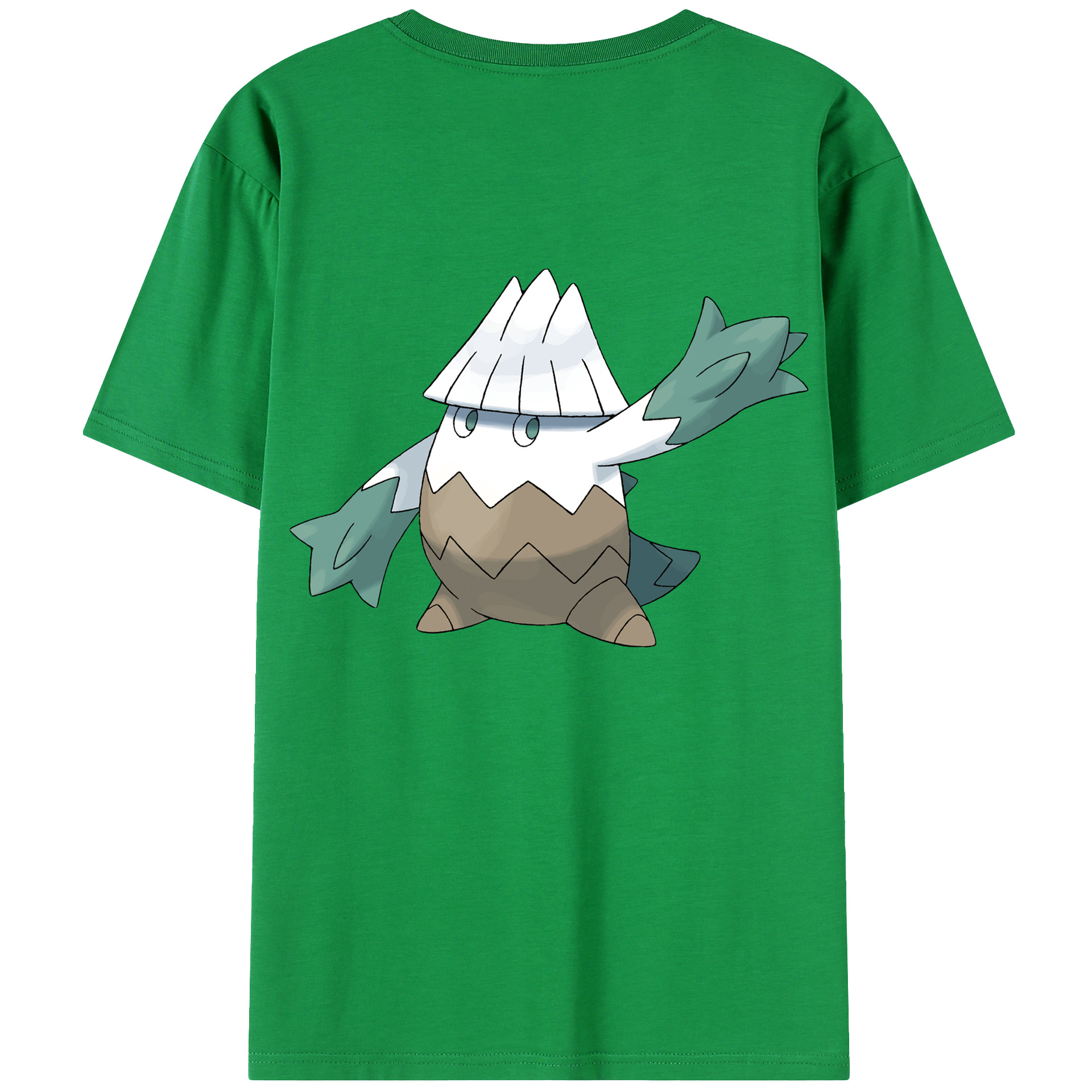 （画像用） ポケットモンスター Pokémon 綿100％ メンズ半袖Tシャツ（バックプリント） 通気性