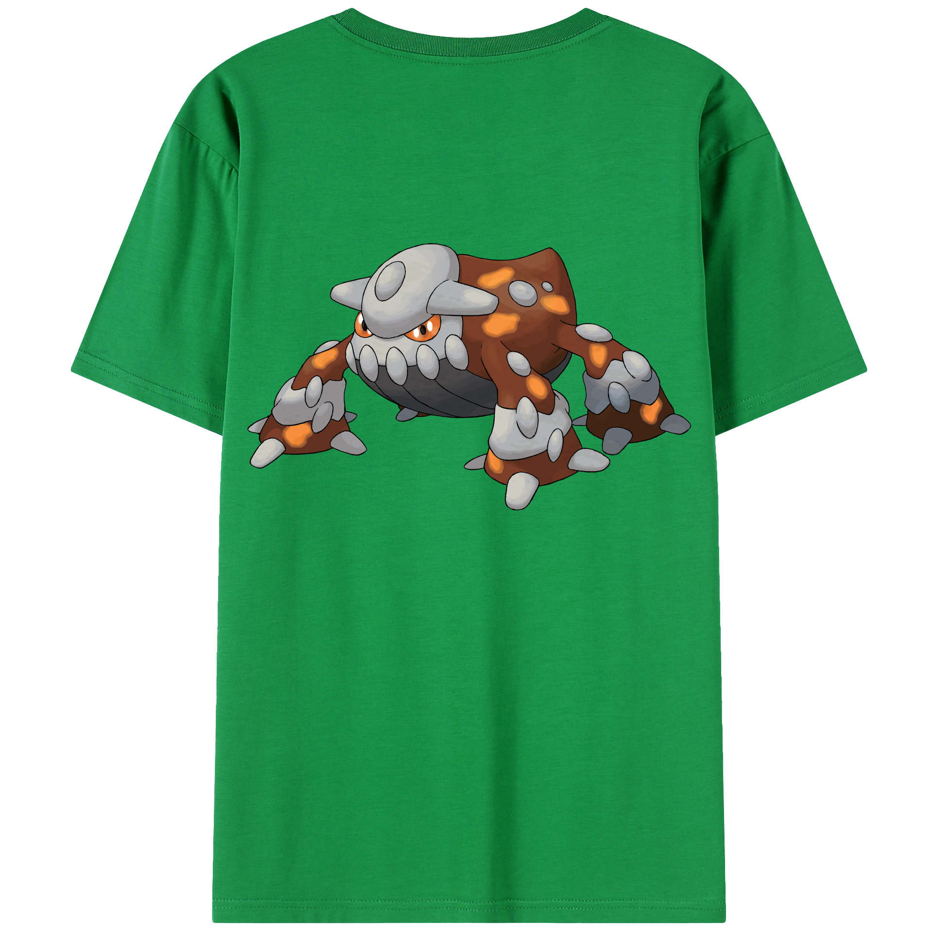 （画像用） ポケットモンスター Pokémon 綿100％ メンズ半袖Tシャツ（バックプリント） 通気性